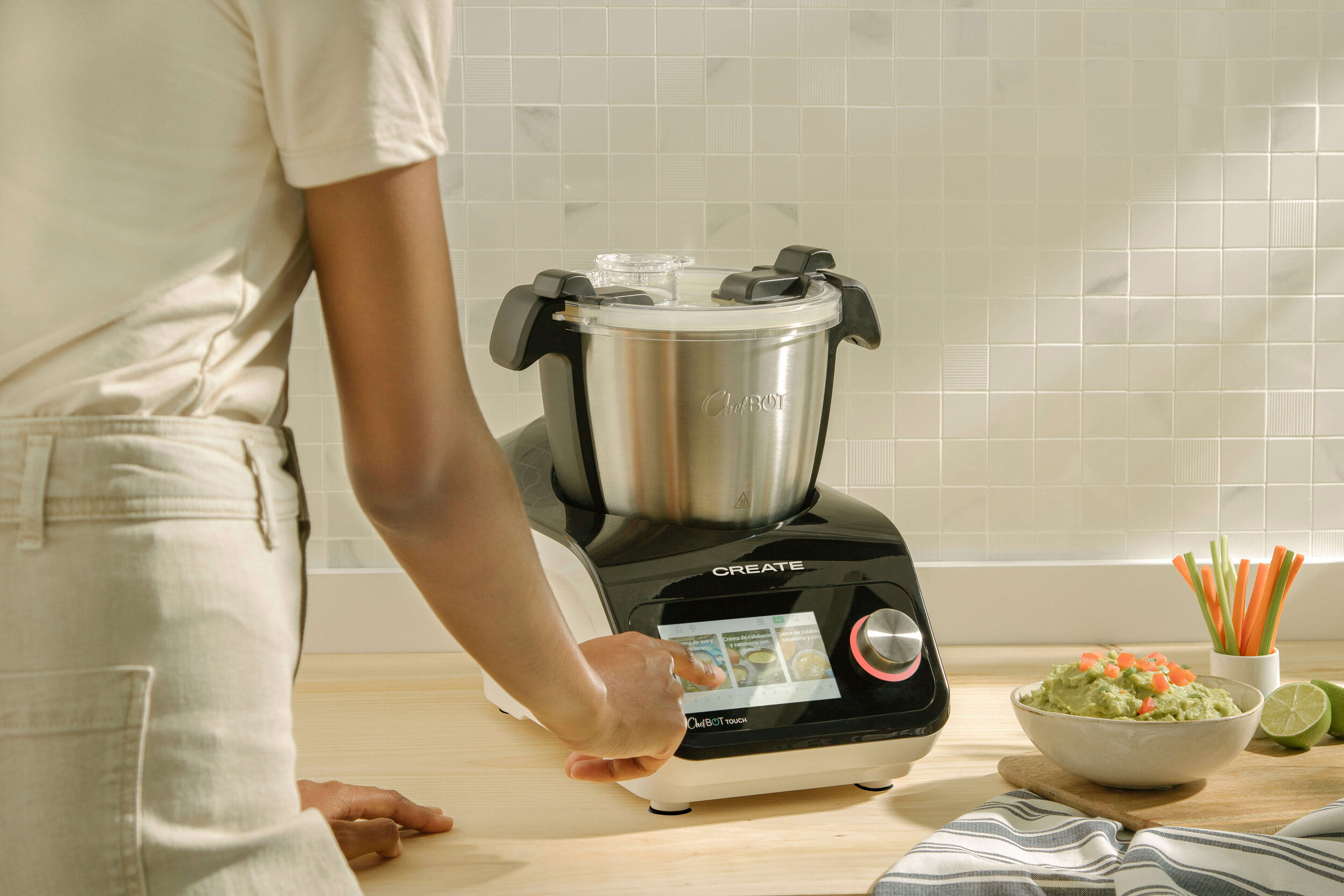 CHEFBOT TOUCH - Smart Kitchen Robot with Steam Basket - Create