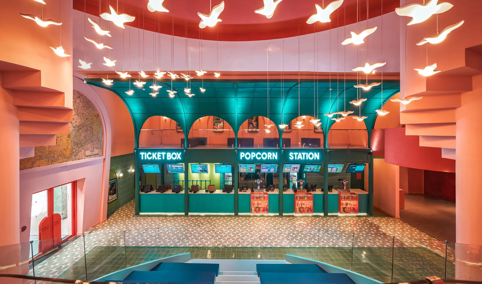 The colourful BETA Cinema by Module K
