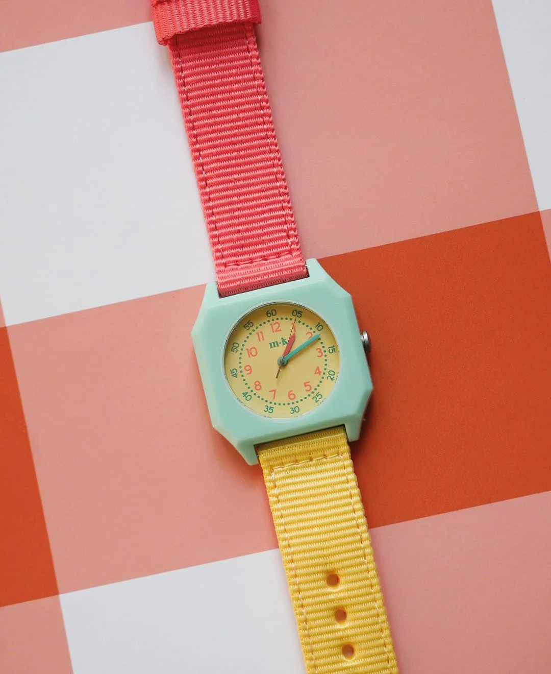mini kyomo watch pink and yellow.jpg