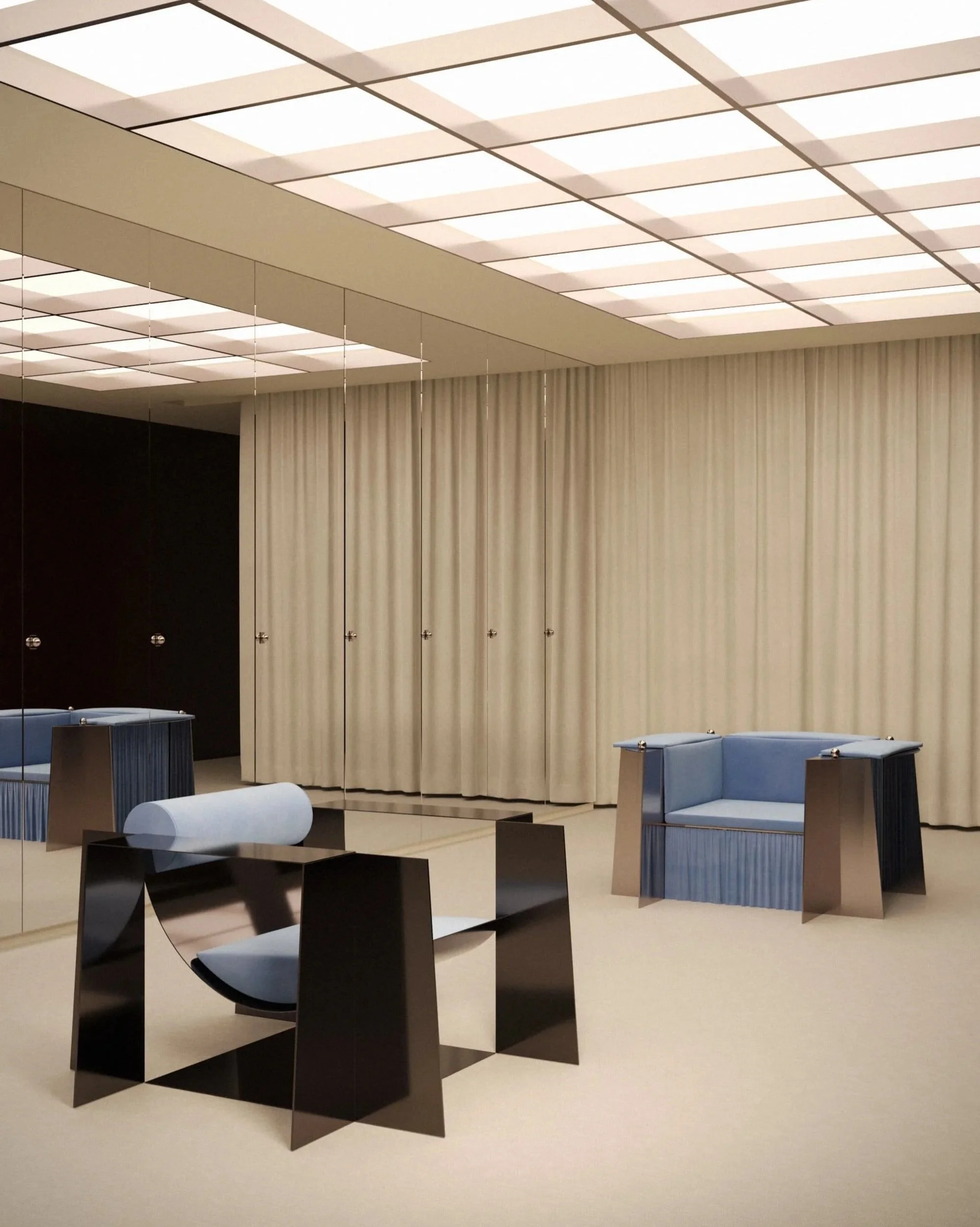 High-Tech Echo by Nouveau Standard: A Contemporary Design Installation Revisiting 1989