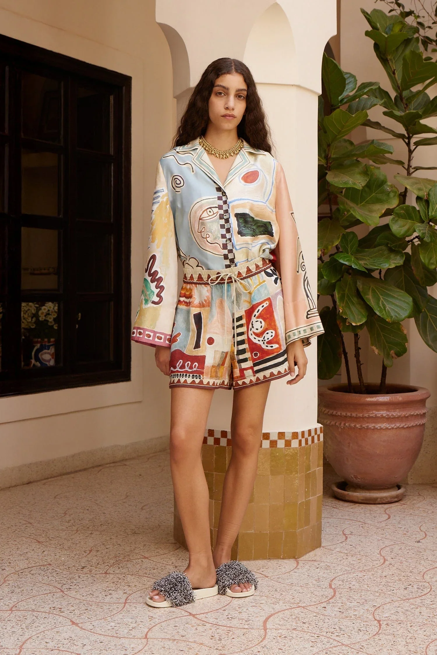 bold-print-set-lightweight-fabric-easy-style