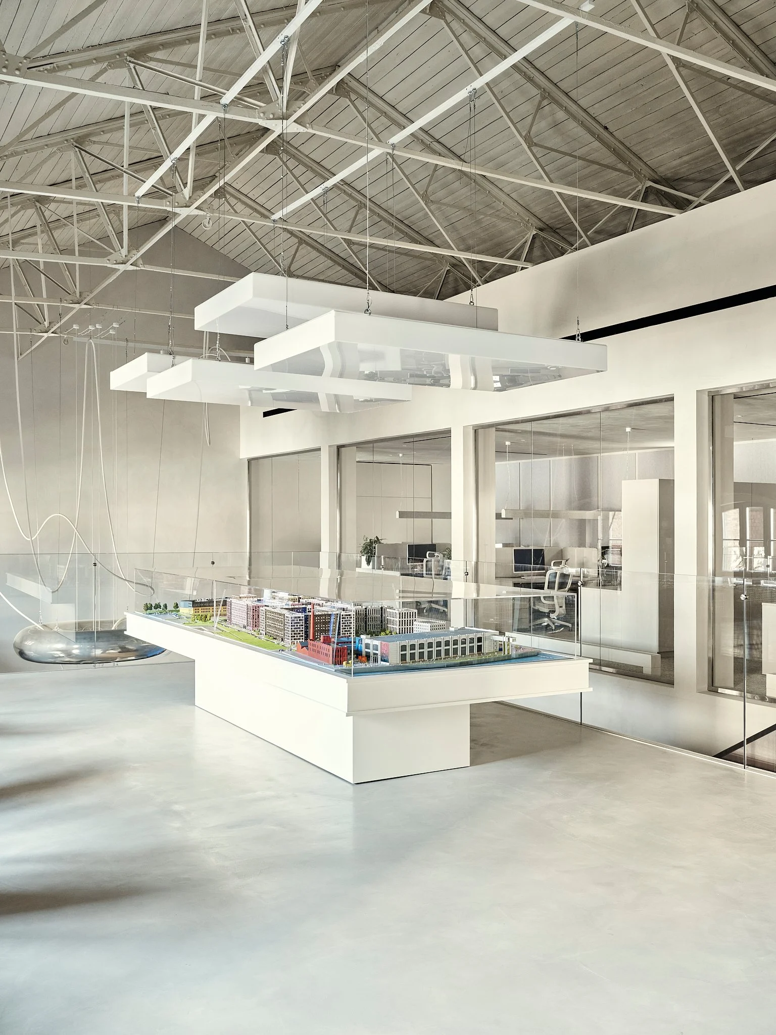 legenda-exhibition-space-architectural-model-cable-factory-roof-trusses-st-petersburg