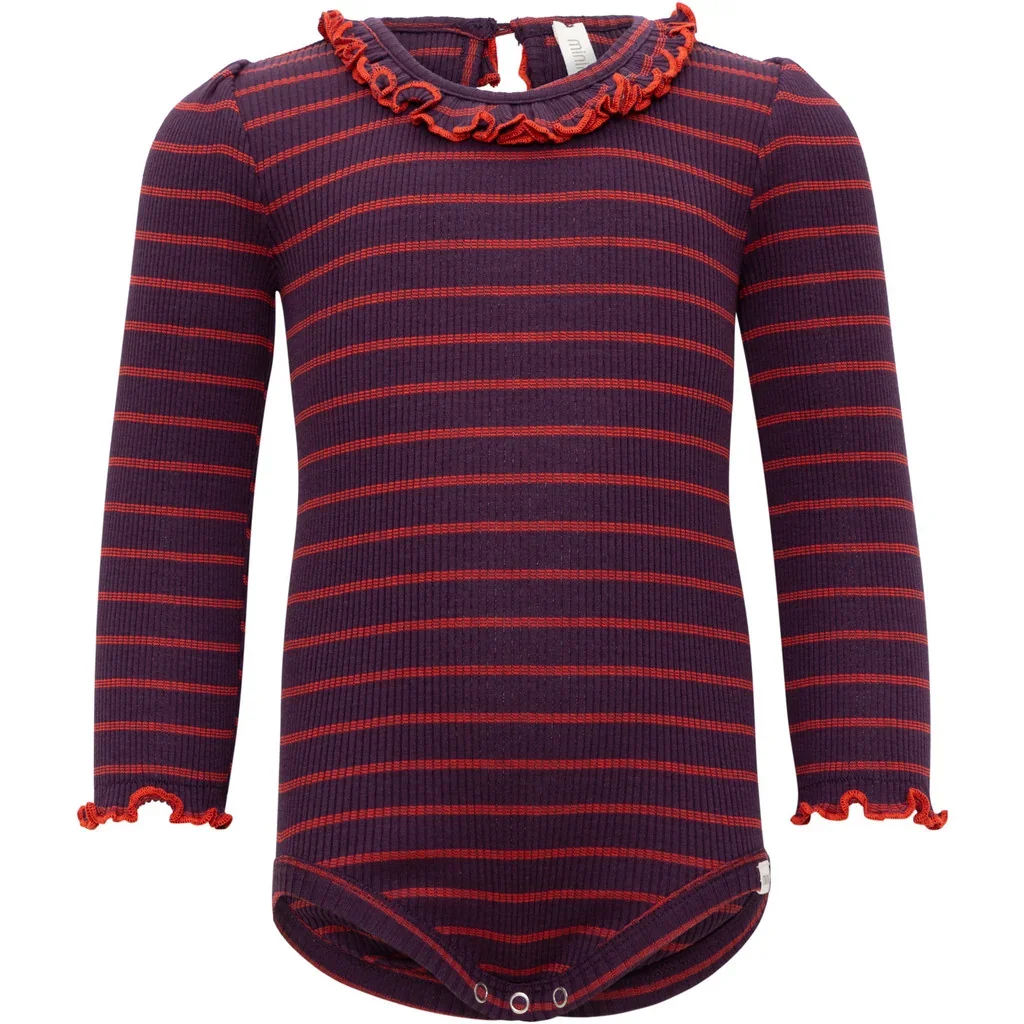 Belly_-_silk_long_sleeve_bodysuit_with_ruffles-Body-262-2-Blackberry_Red_Stripes.webp