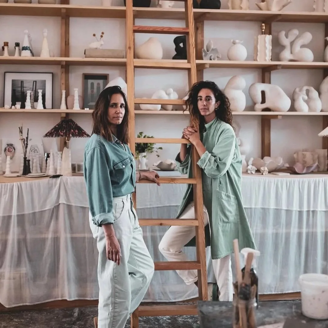 The opening of CONJUNTO at Studio Mirante in Lisbon, featuring the collective exhibition of autobiographical objects displayed in Indian stainless steel kitchen cabinets.