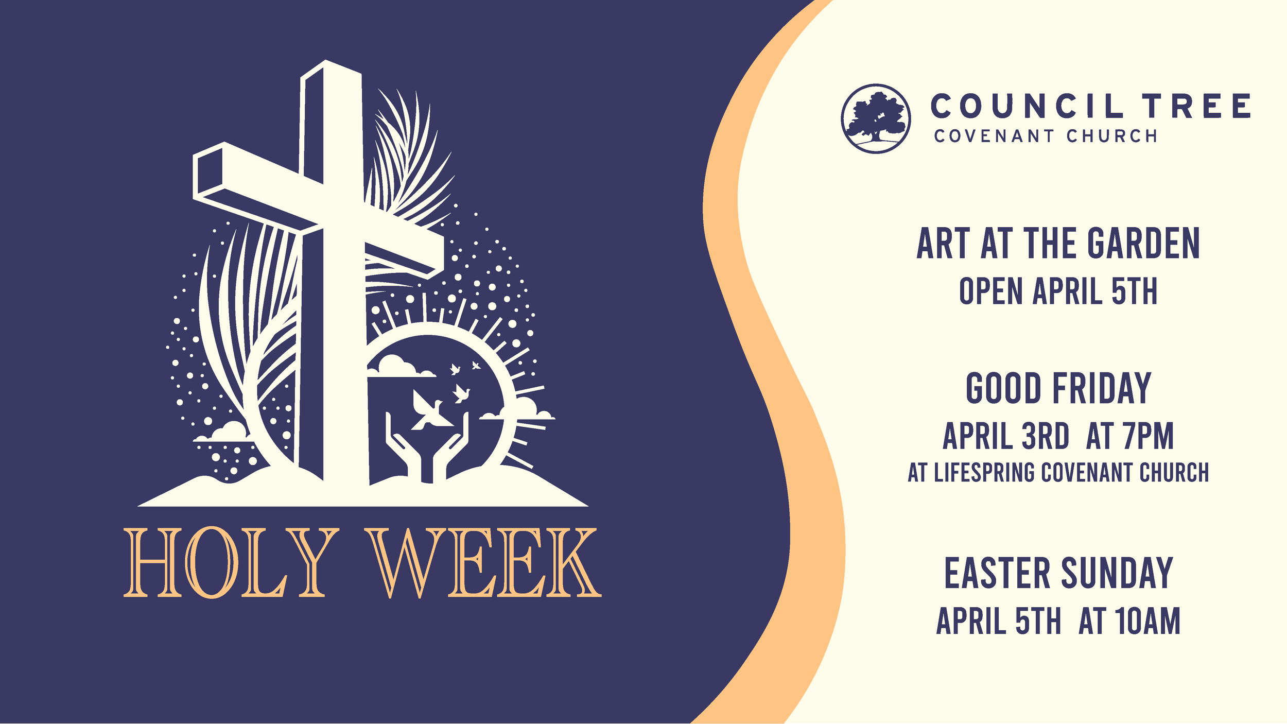 Click here for Holy Week Offerings - March 24th-31st