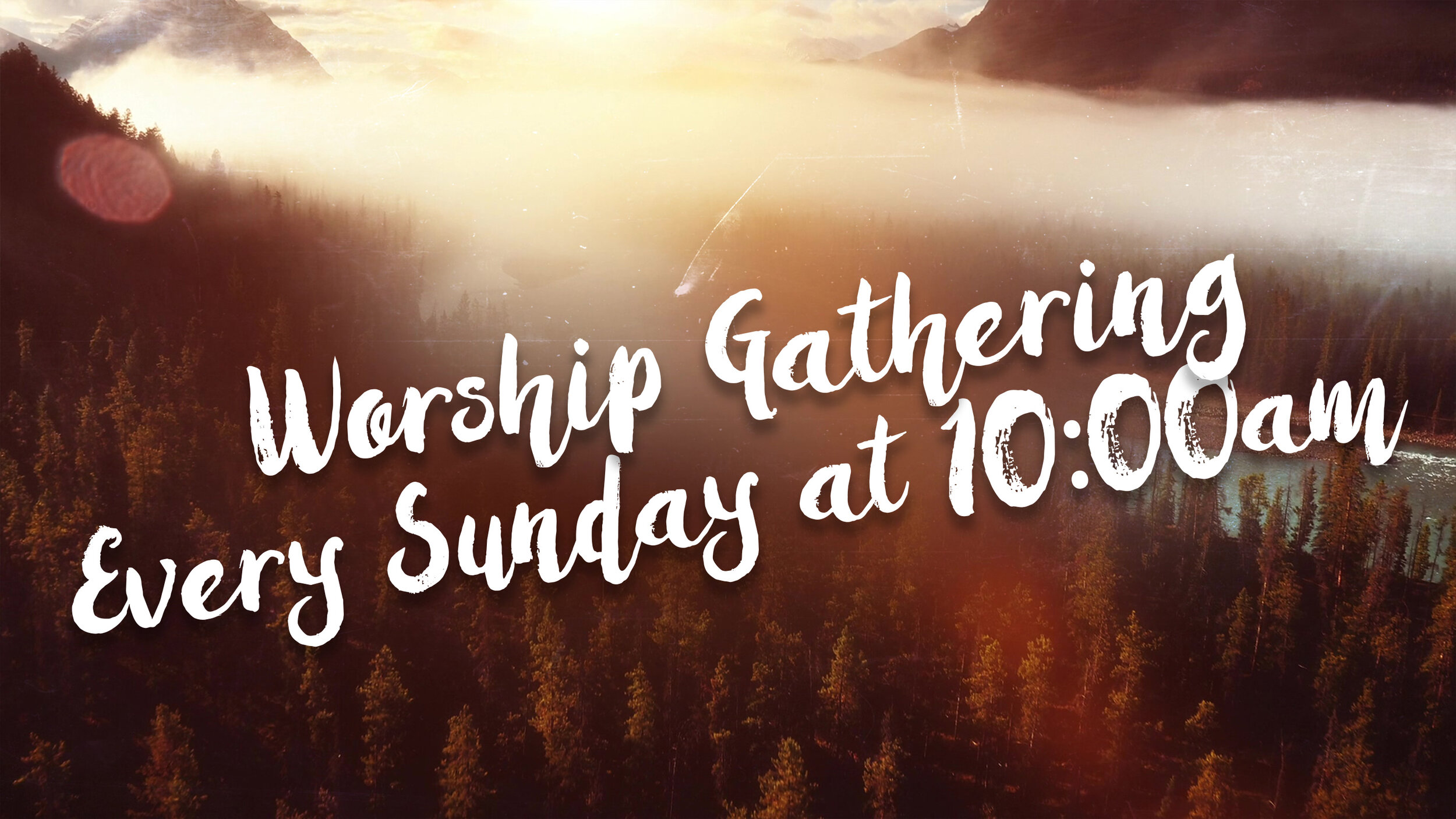 Sundays at 10am