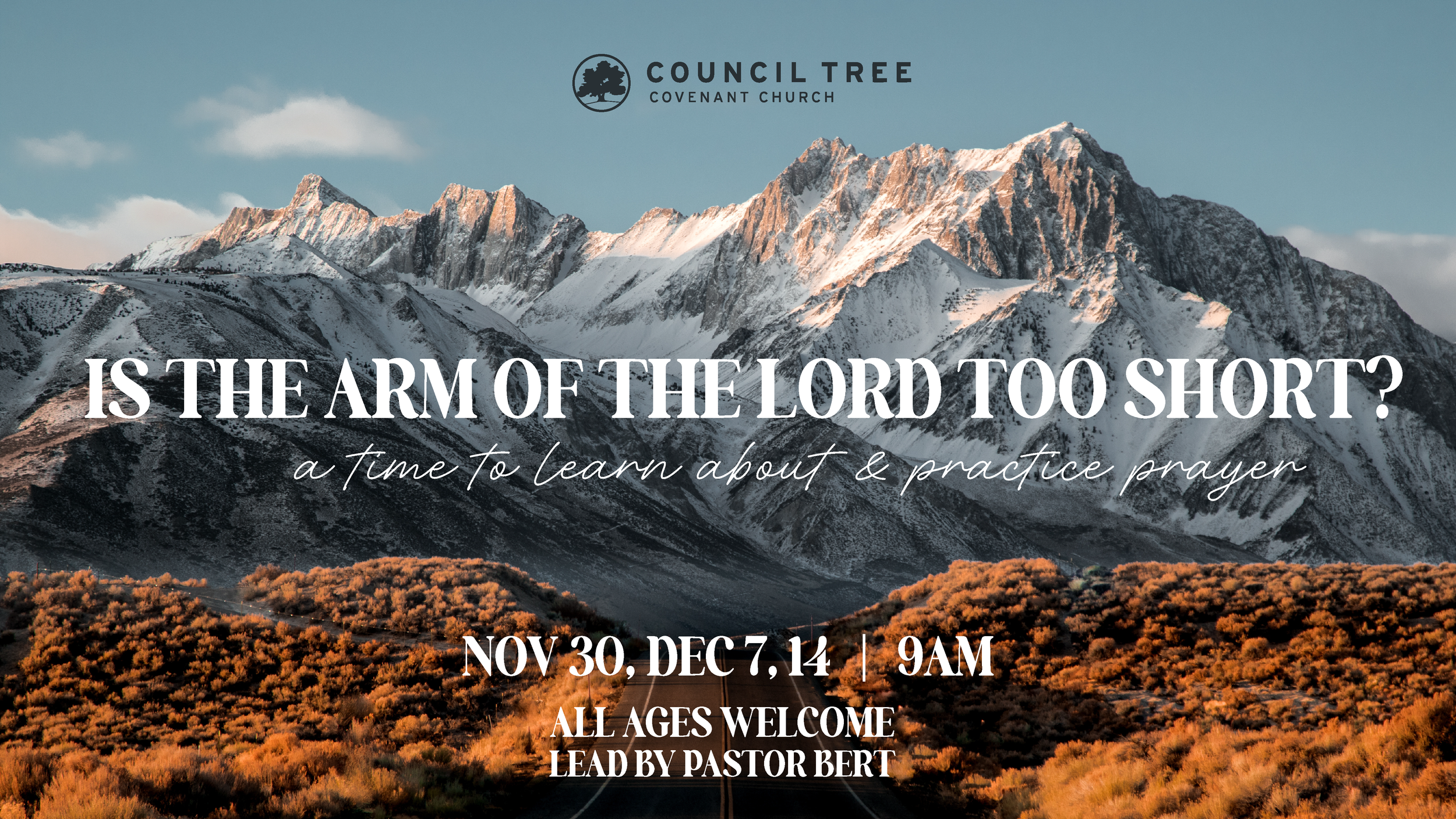 New Christian Formation Class - Sundays, Nov 30-Dec 14 @9am