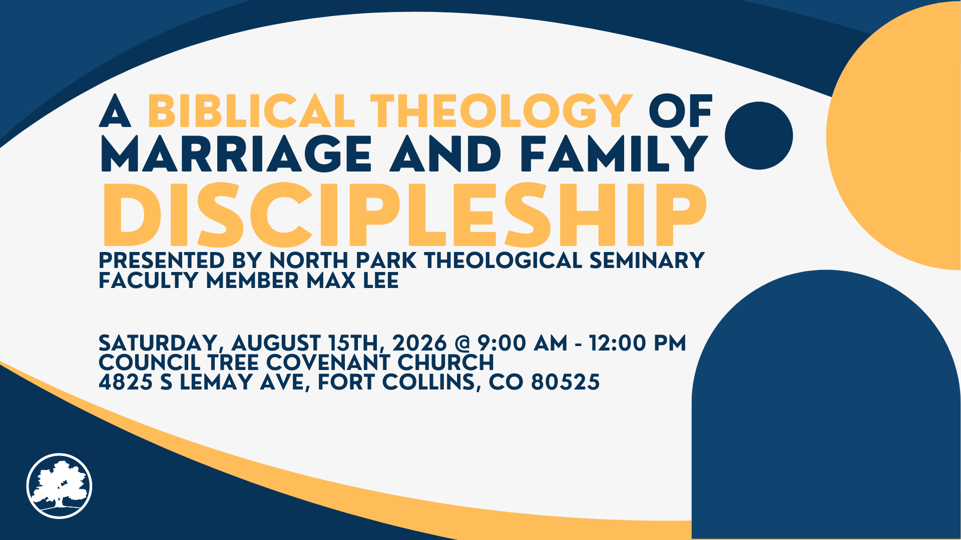 Marriage and Family Discipleship Workshop - August 15th @9am