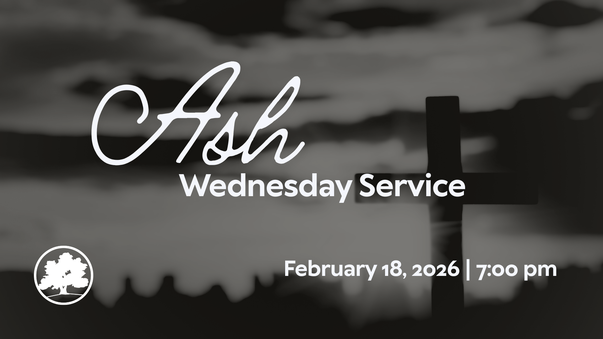Ash Wednesday Service 2026