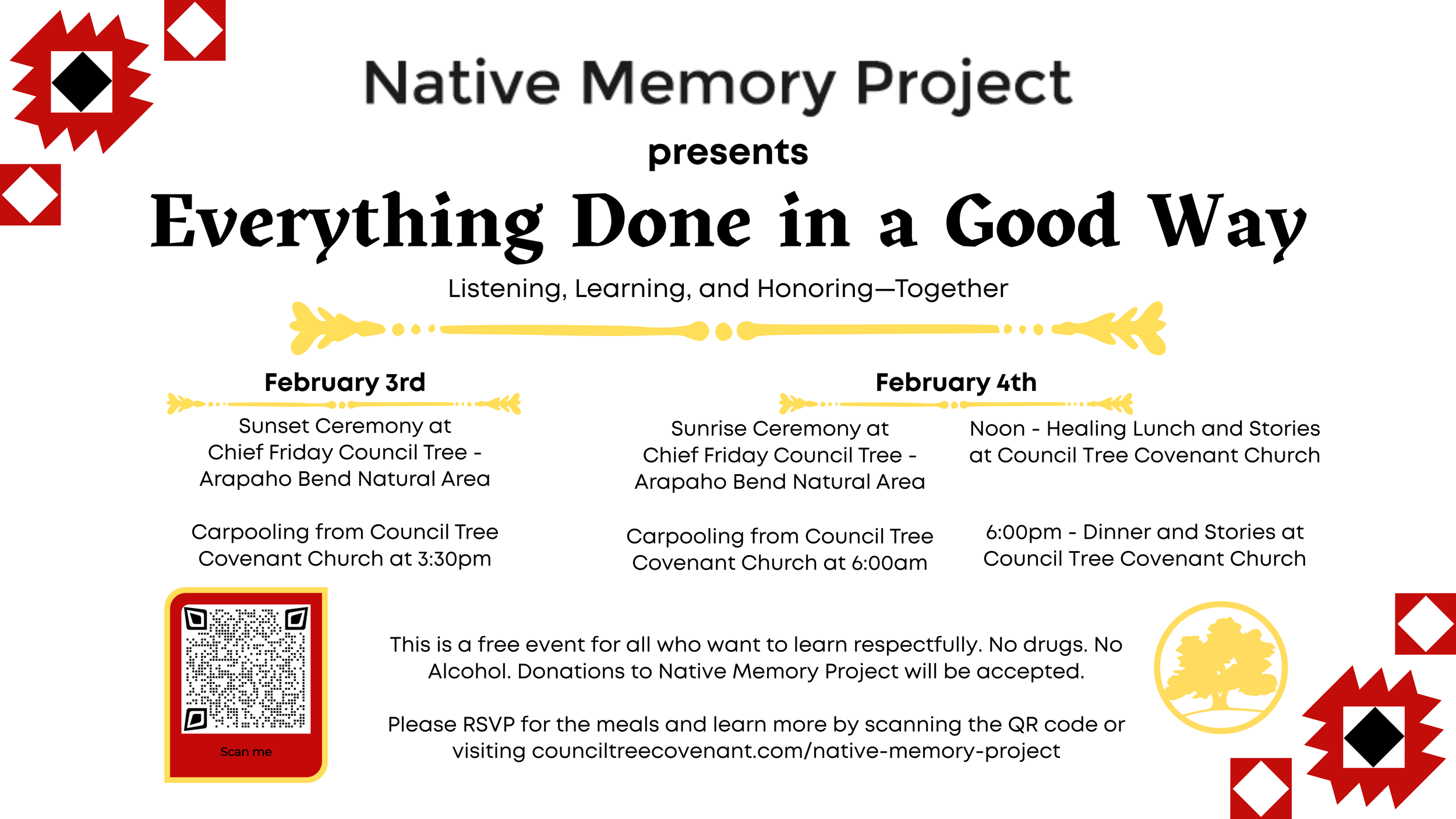 Find out about our Upcoming Visit from Native Memory Project here!