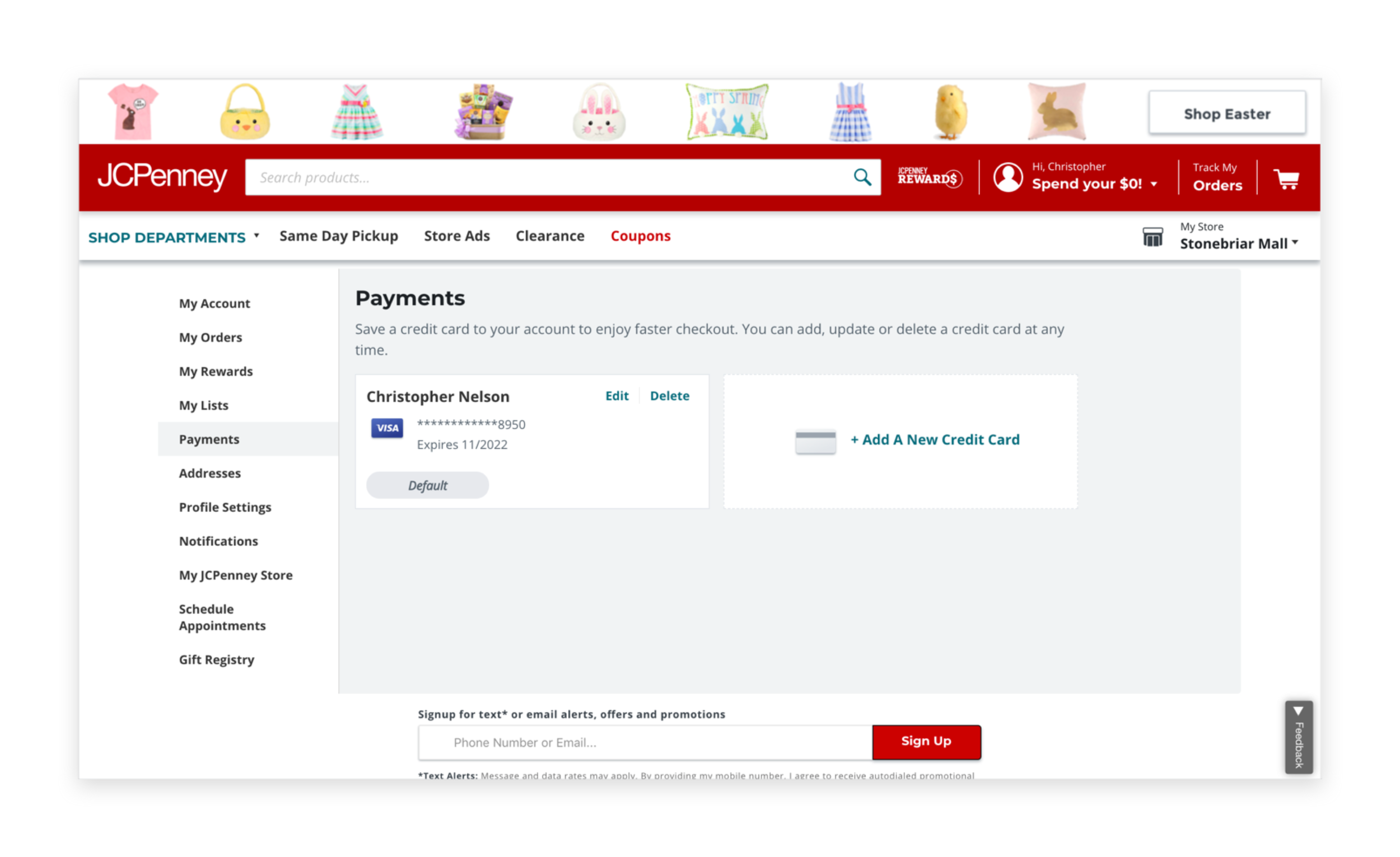 JCPenney: Customer Account Redesign — Arushi Malhotra
