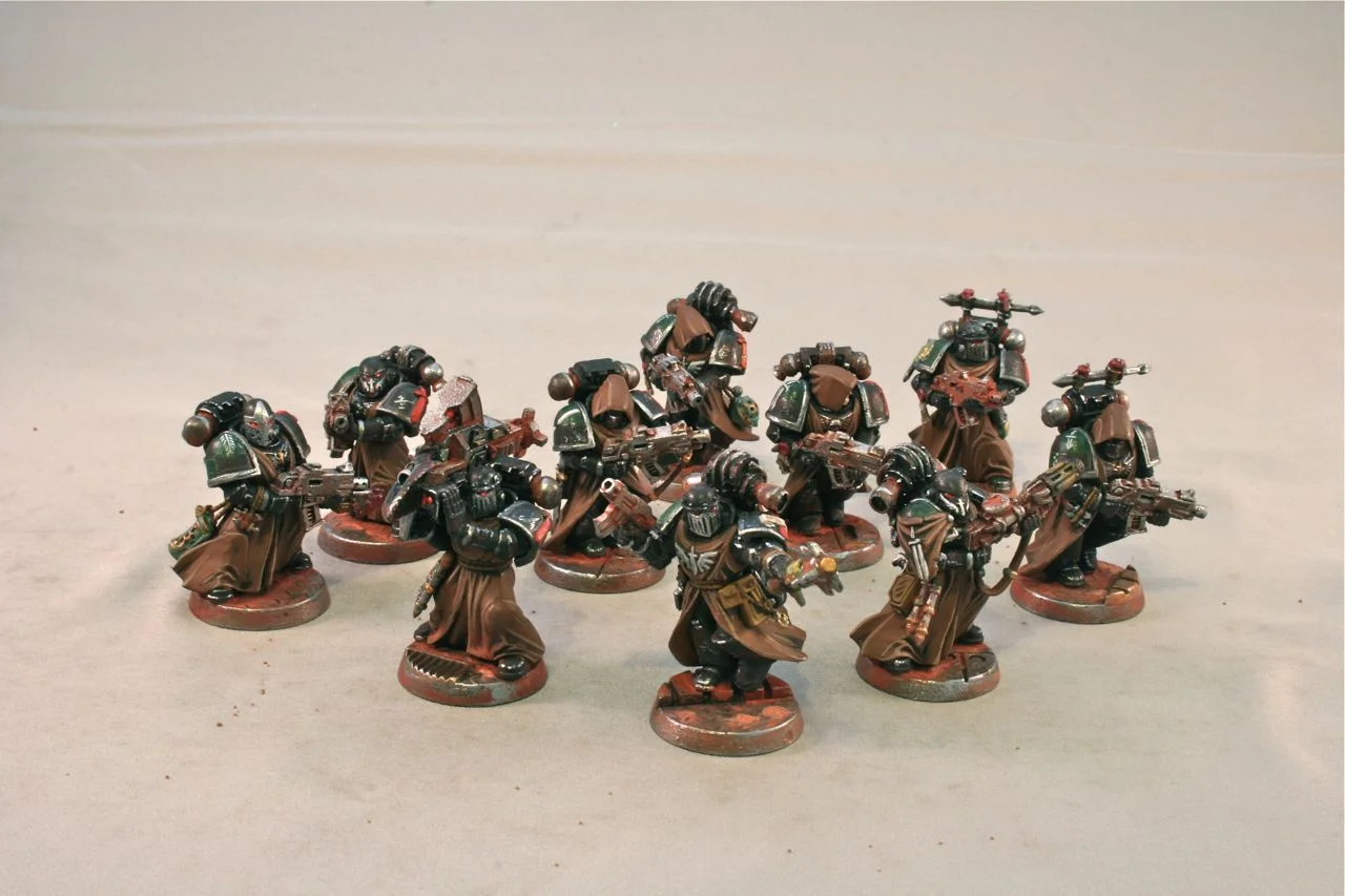 Dark Angels painting progress