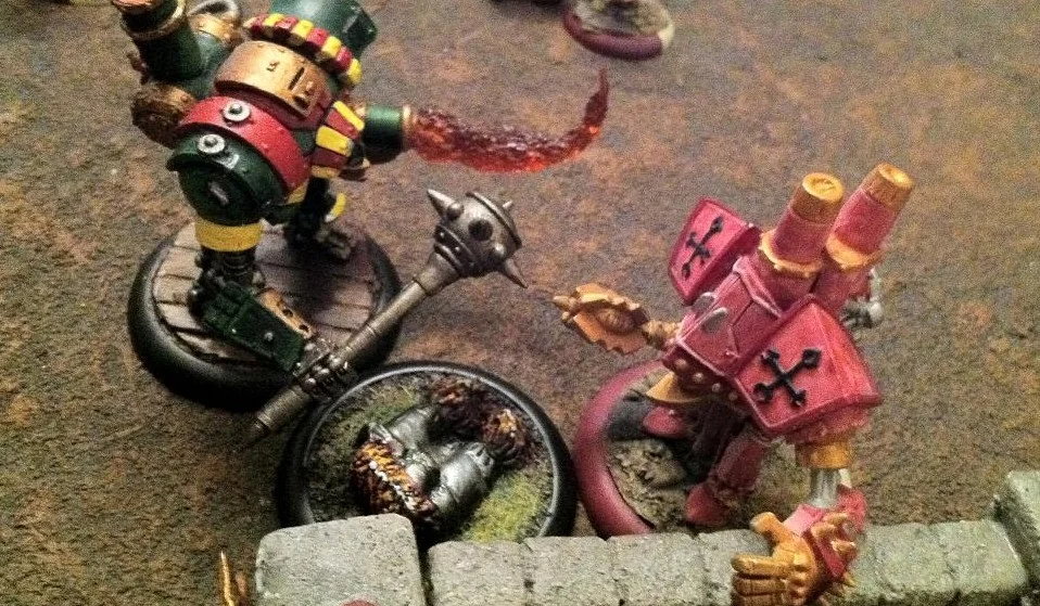 Warmachine Battle Report - Menoth vs. Mercenaries - 35 pts