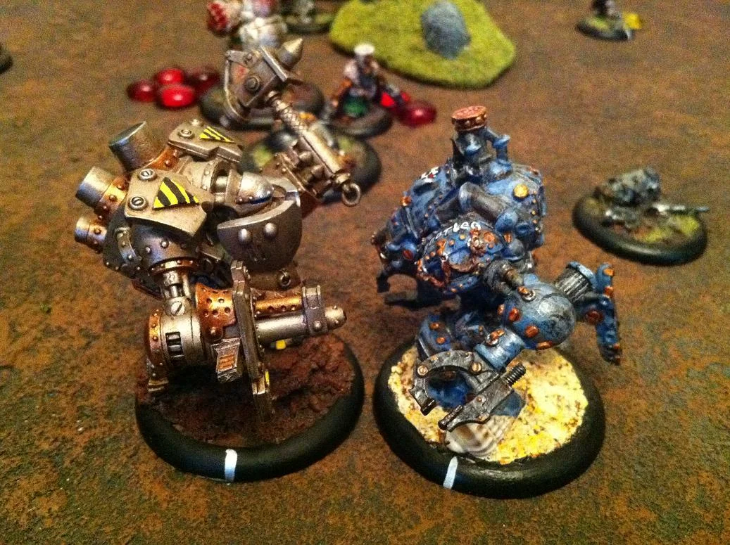 Warmachine Battle Report - Mercs vs. Mercs - 25 pts