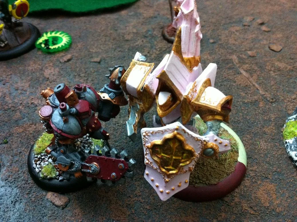 Warmachine Battle Report - Menoth vs. Mercenaries - 35 pts