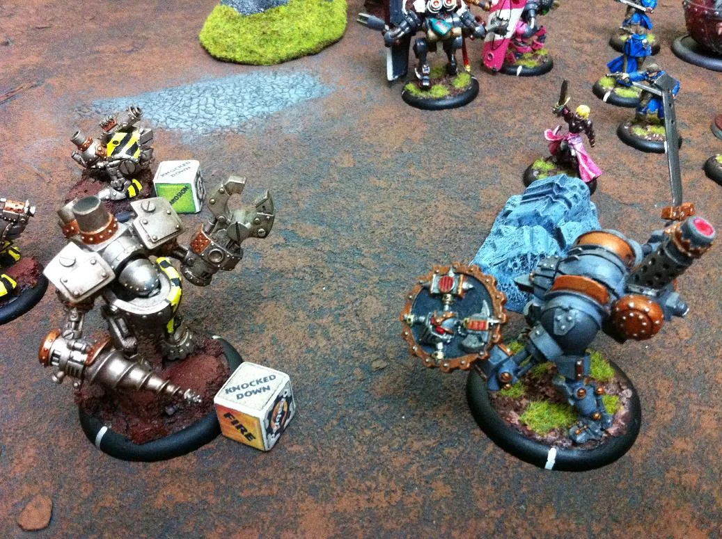 Warmachine Battle Report - Mercs vs. Mercs - 35 pts