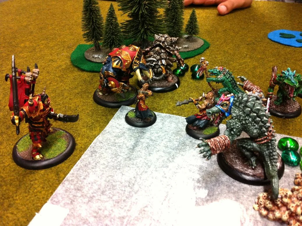 Hordes Battle Report - Skorne vs. Blindwater Congregation - 35 pts