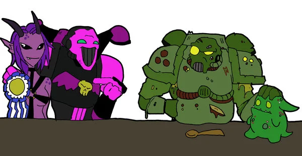 Chaos Marines: Bi-curious, or Two is Company.