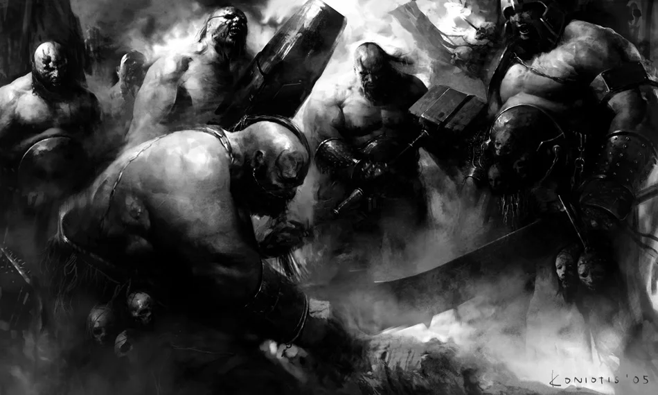 Chris's Ogres at Scarab Con 2013, WHFB Tournament