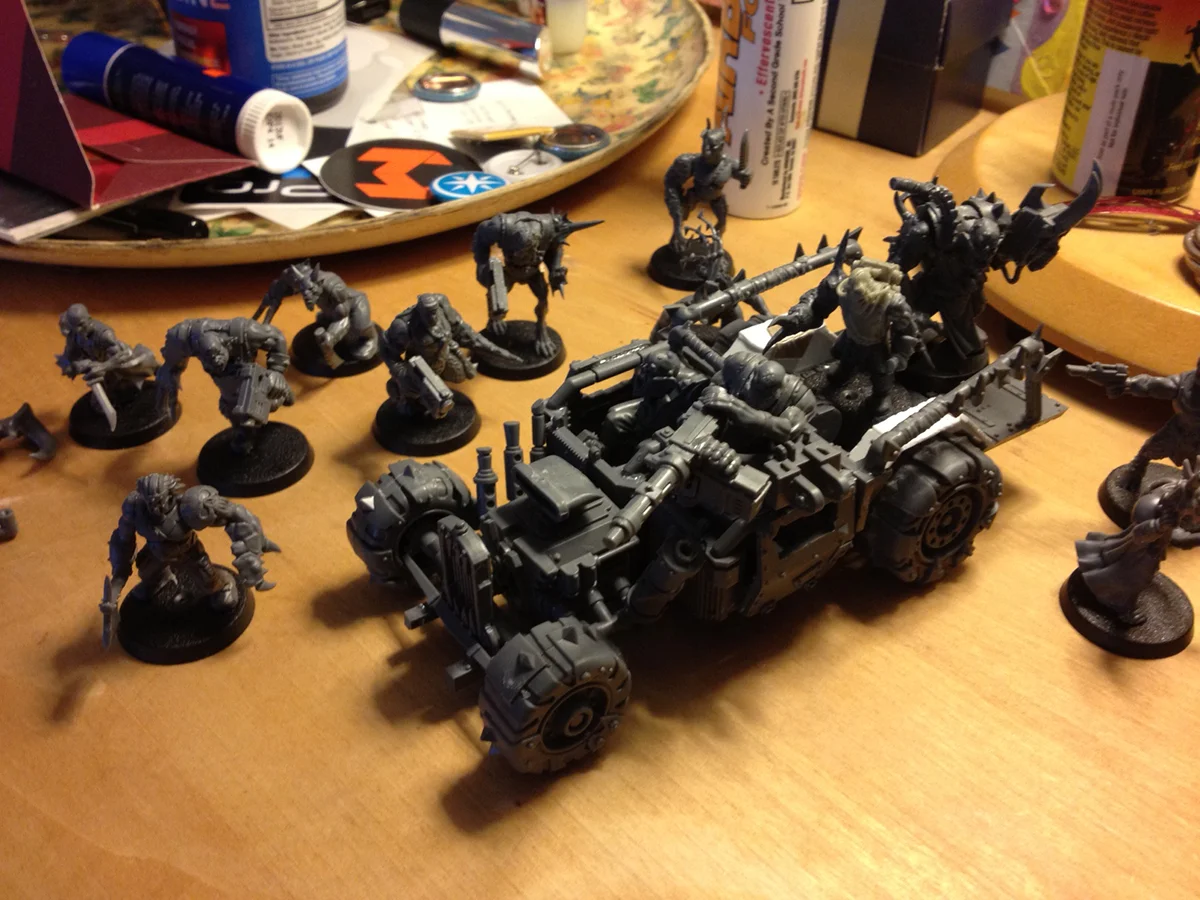 40k WIP: Muties!  Count as Orks