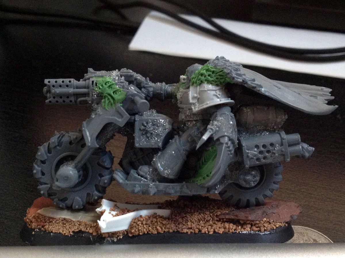 Leproses: Nurgle Bike Lord WIP