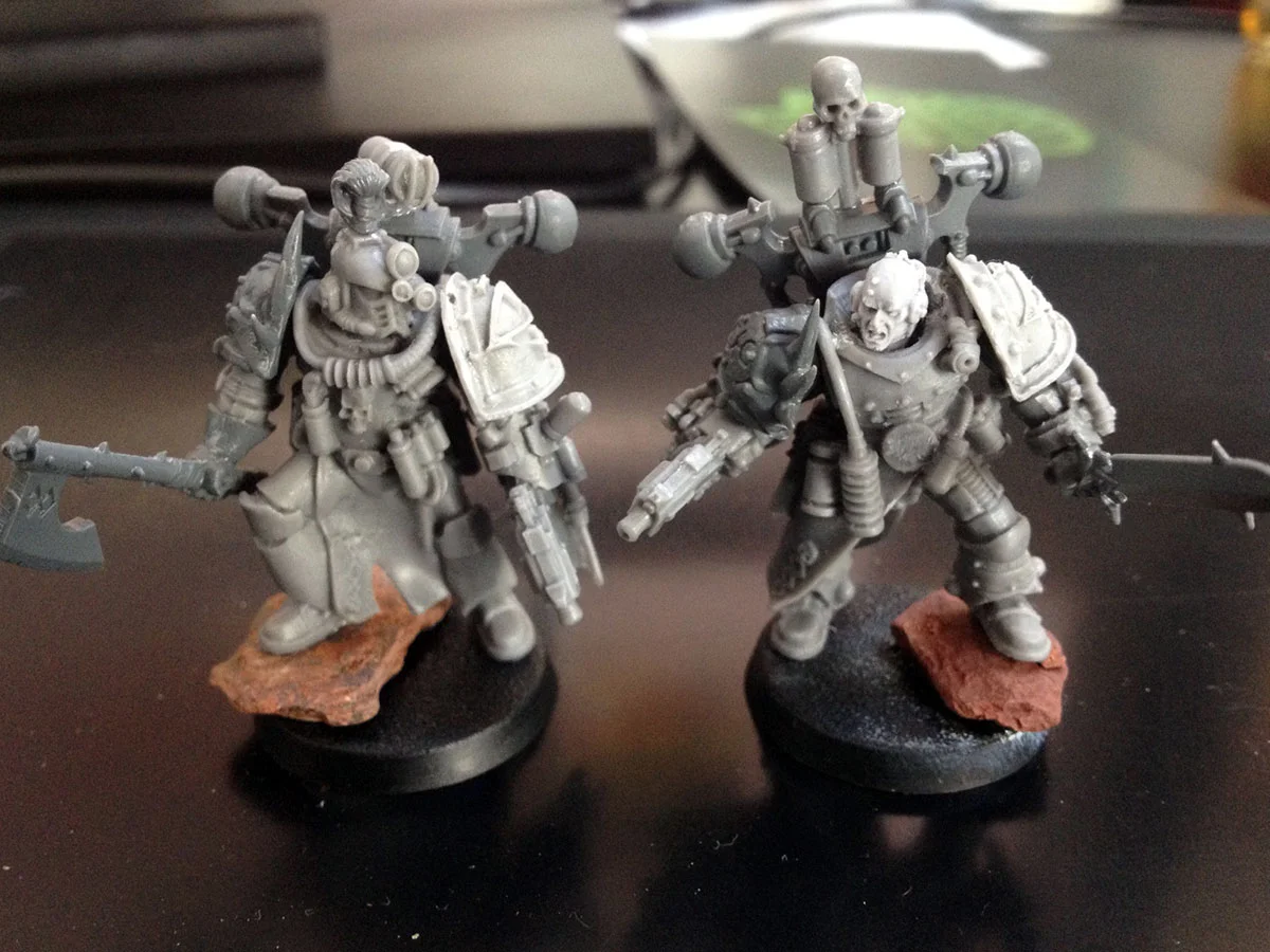 Black Legion WIP: Chaos Apothecaries (Icon of Excess)