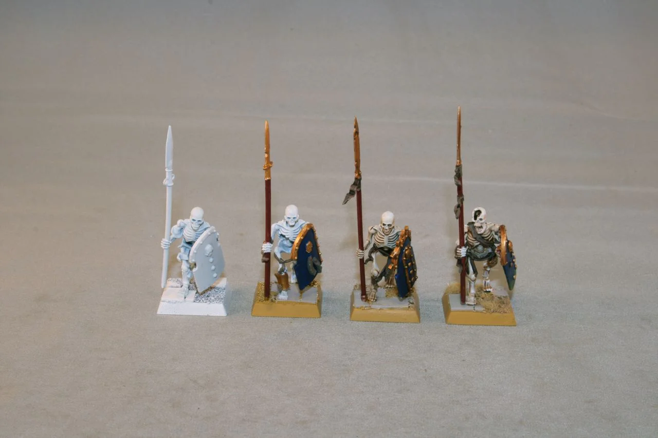 Step by Step: Painting Tomb King Skeletons