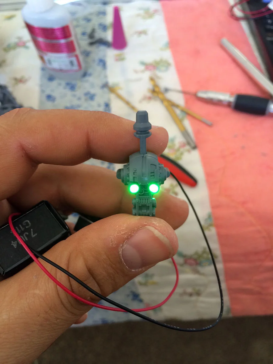 Step by Step Guide to Lighting a Knight Titan's Eyes