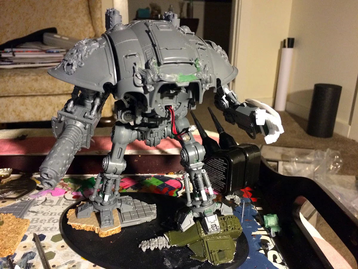 Knight Warlord WIP, Part 2: The Fist