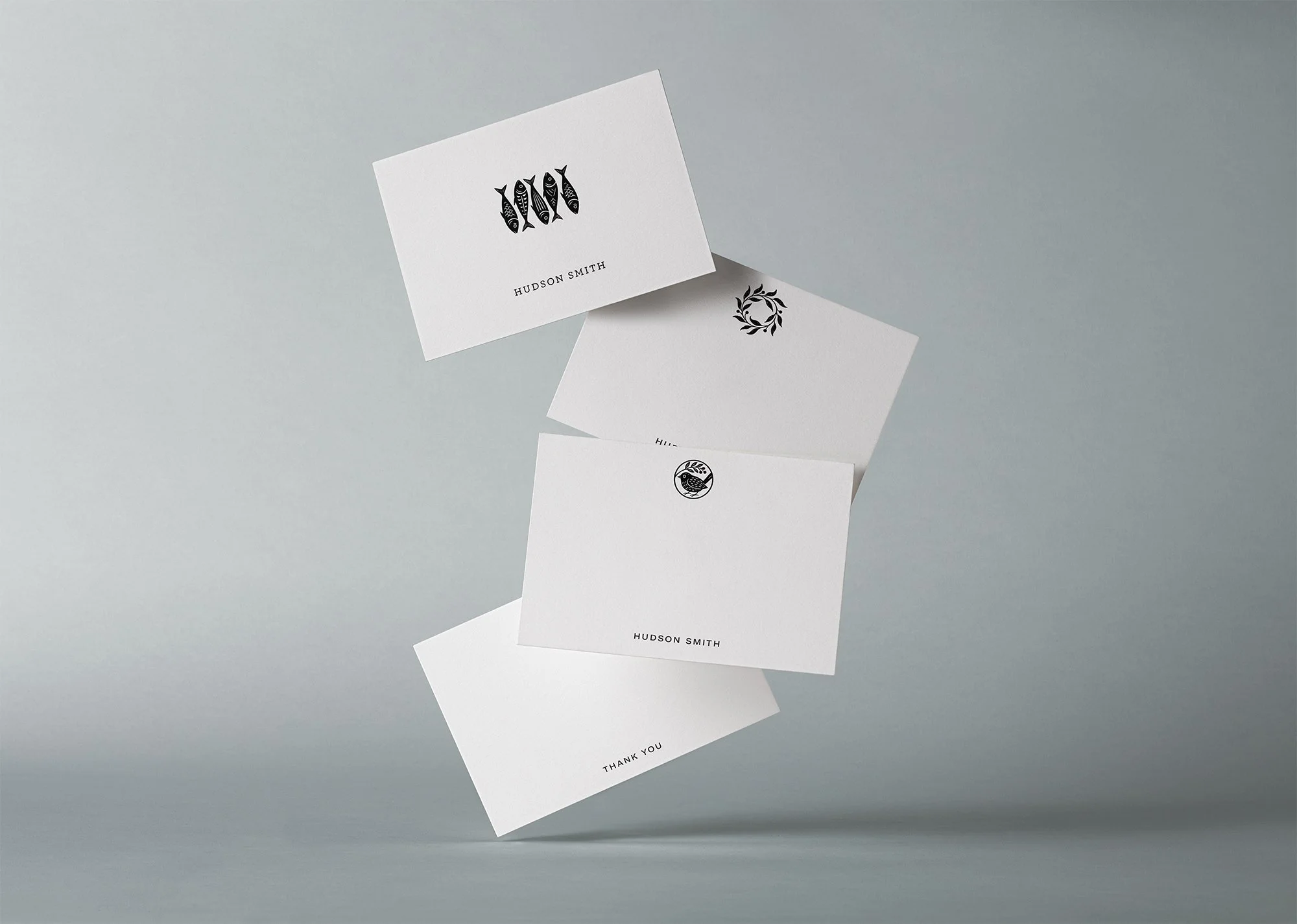 Personalized Flat Note Set