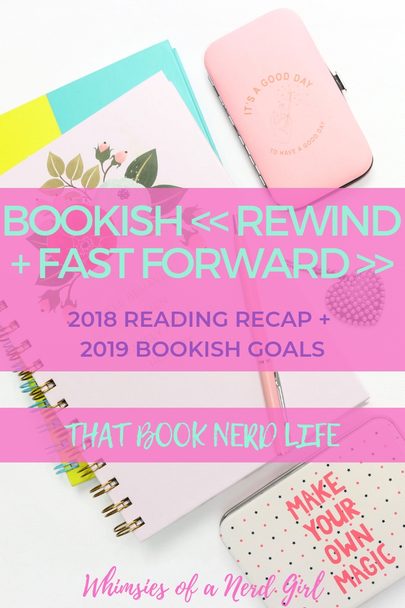 Read about what I’ve learned about my reading habits and what I intend to do to improve them. Also take a list of my 20 bookish goals I plan to obliterate in the new year! via Whimsies of a Nerd Girl / WhimsiesofaNerdGirl.com | #readinggoals #bookishgoals #booknerdgoals #goodreadsgoals #readingrecap #bookgoals #readharder #readingtips #amreading