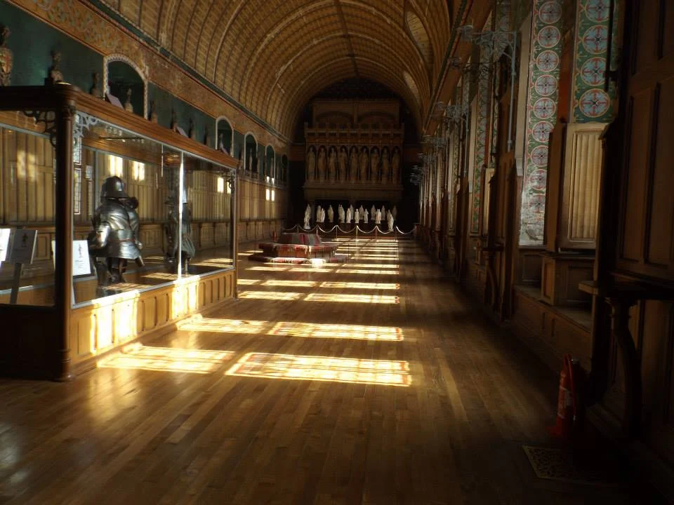 Interior hall of Château de Pierrefonds