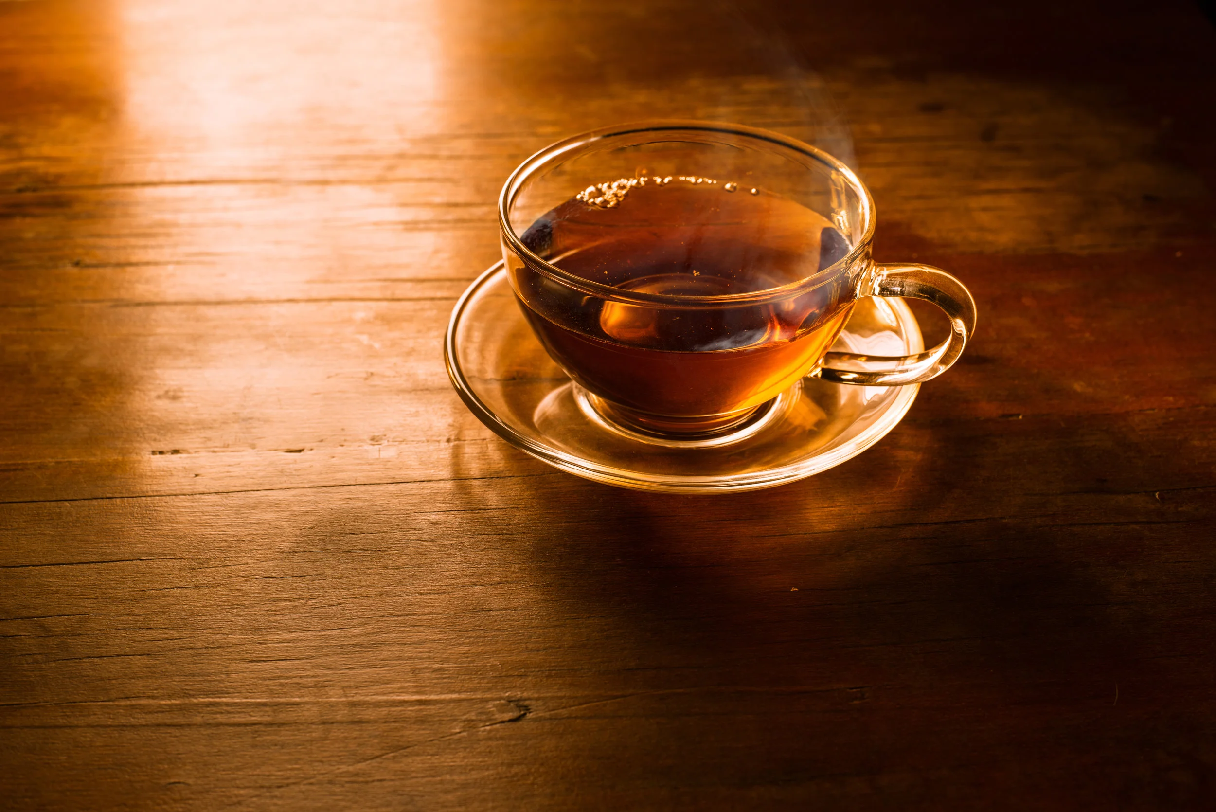 Tea on Wood with Steam.jpg