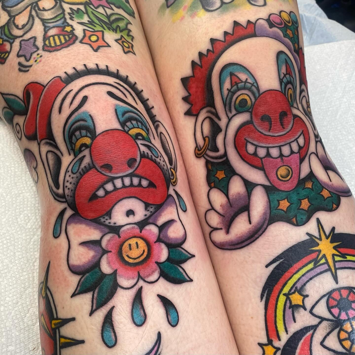 🤡 

❤️ books open / walk ins thurs-mon
📍@downtowntattoolasvegas
🔗 check &lsquo;booking&rsquo; highlight to book in
‼️check spam for reply

UPCOMING GUEST SPOTS + EVENTS :

✨ ASHEVILLE, NC
April 13-16th
@sevenswordstattoo_asheville
*fully booked - 