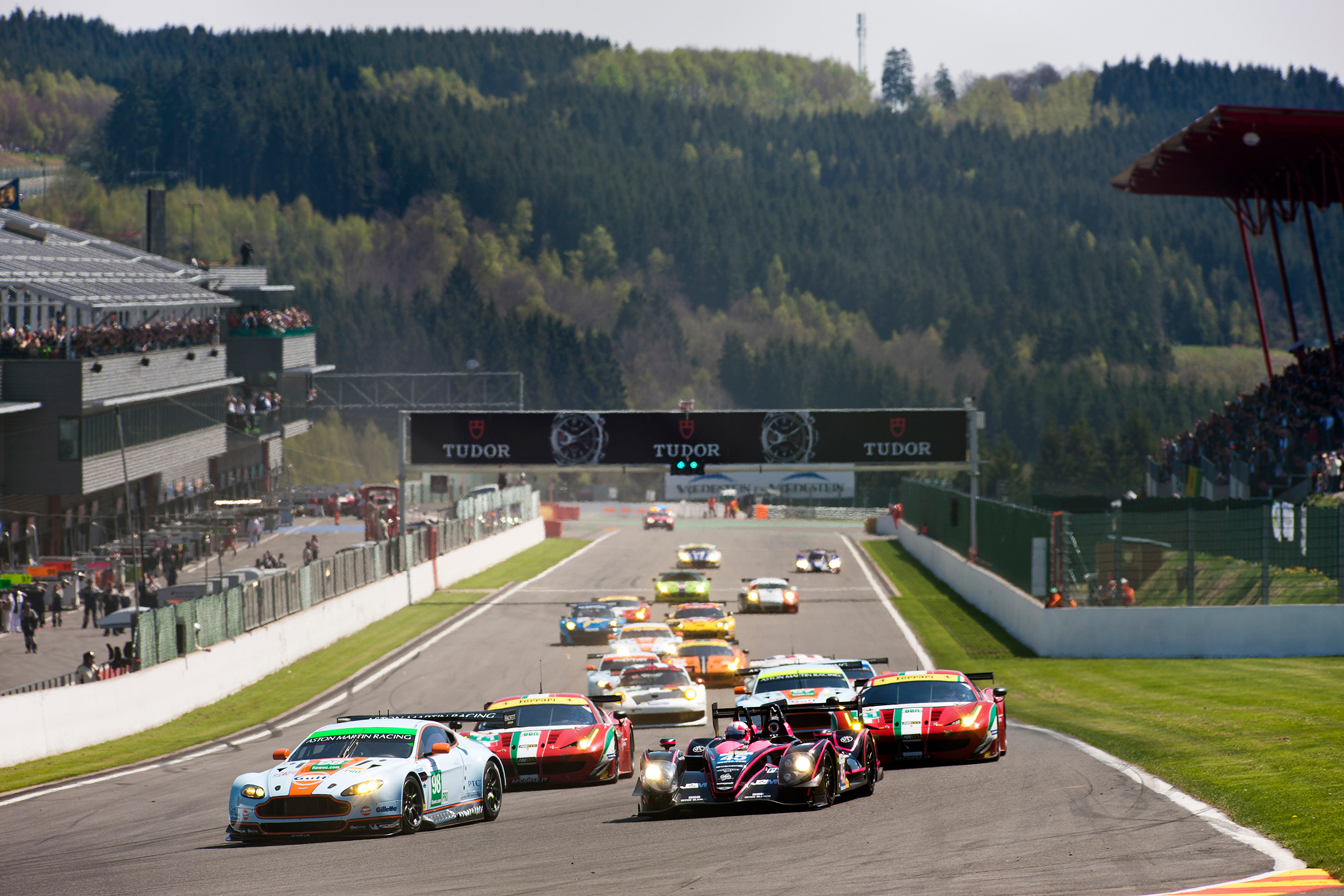 GTE start of the 6 Hours of Spa Francorchamps