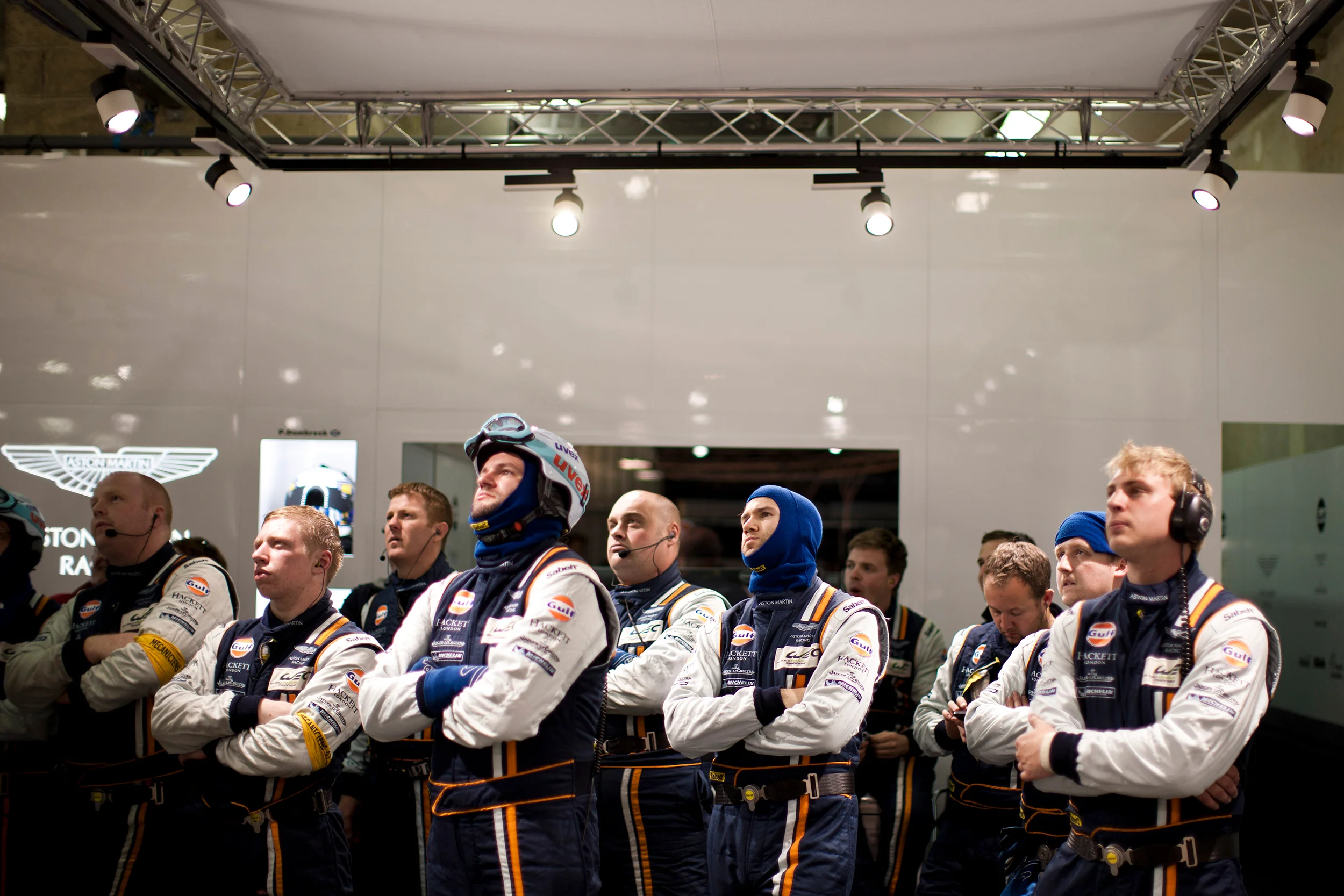 Aston Martin Racing mechanics