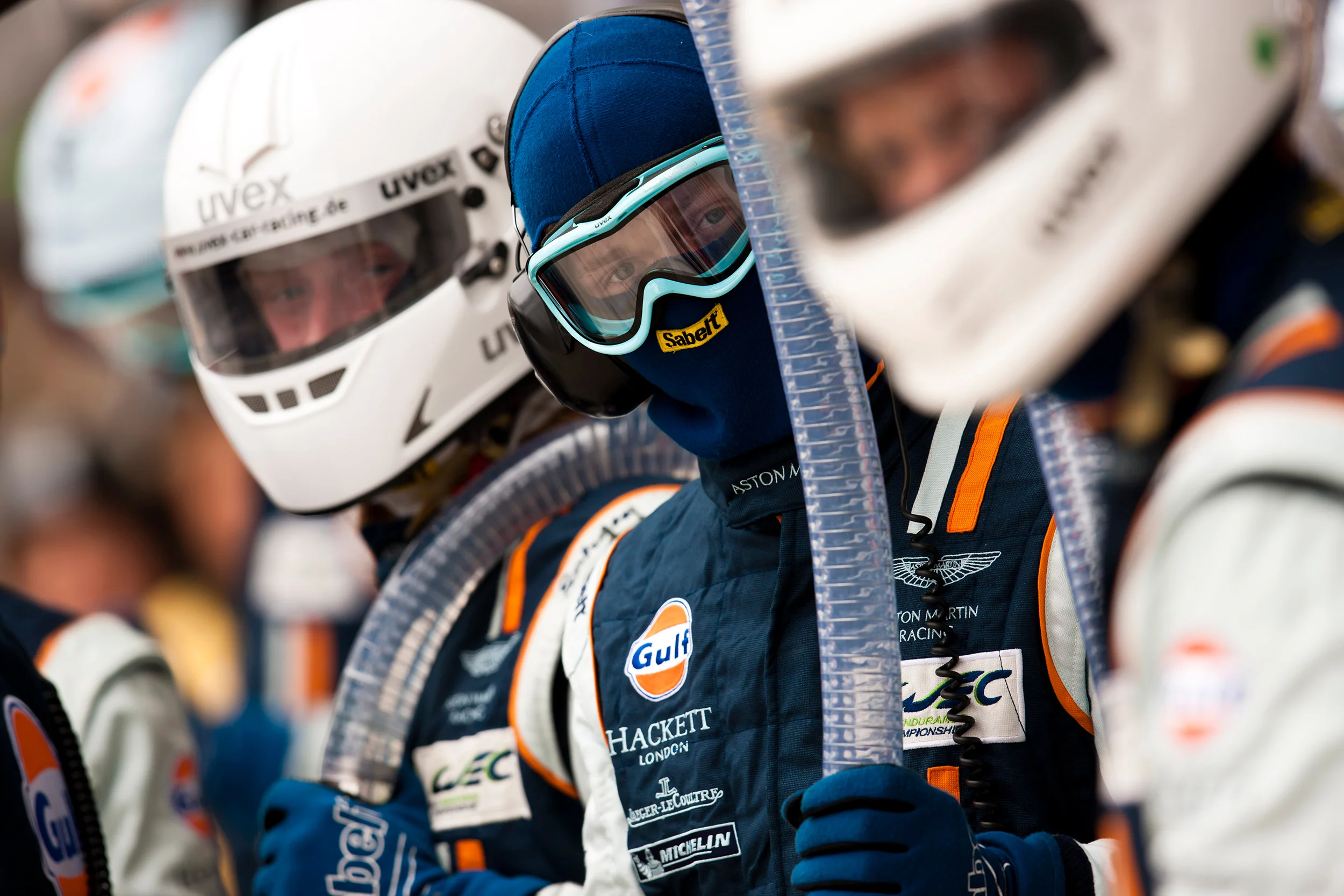 Aston Martin pit crew