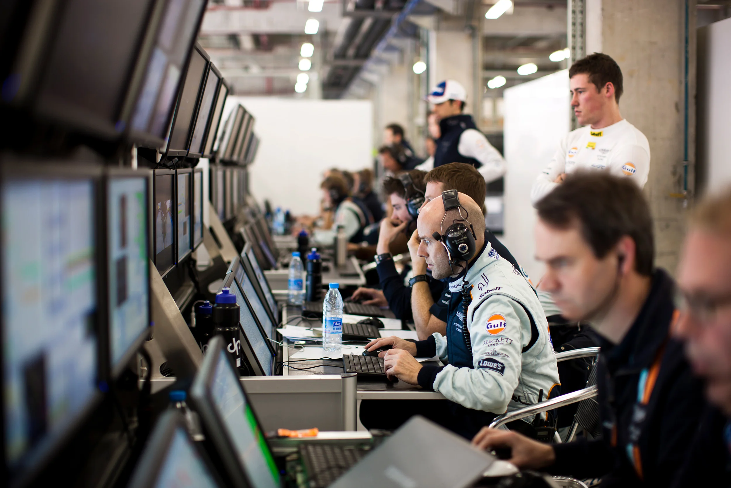 Aston Martin engineers