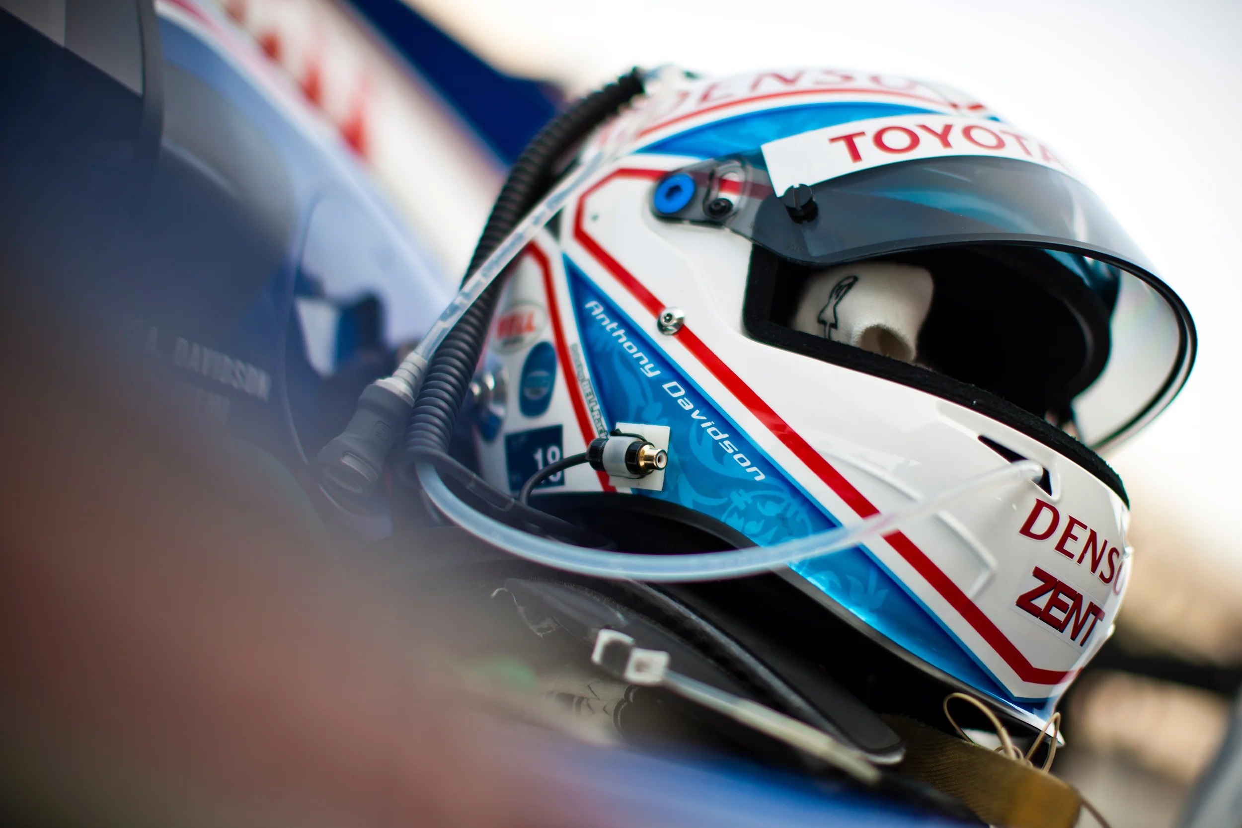 Anthony Davidson's helmet