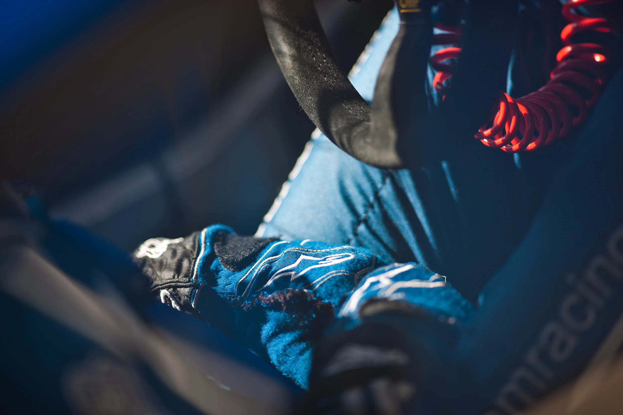 Johnny Mowlem's Racing gloves