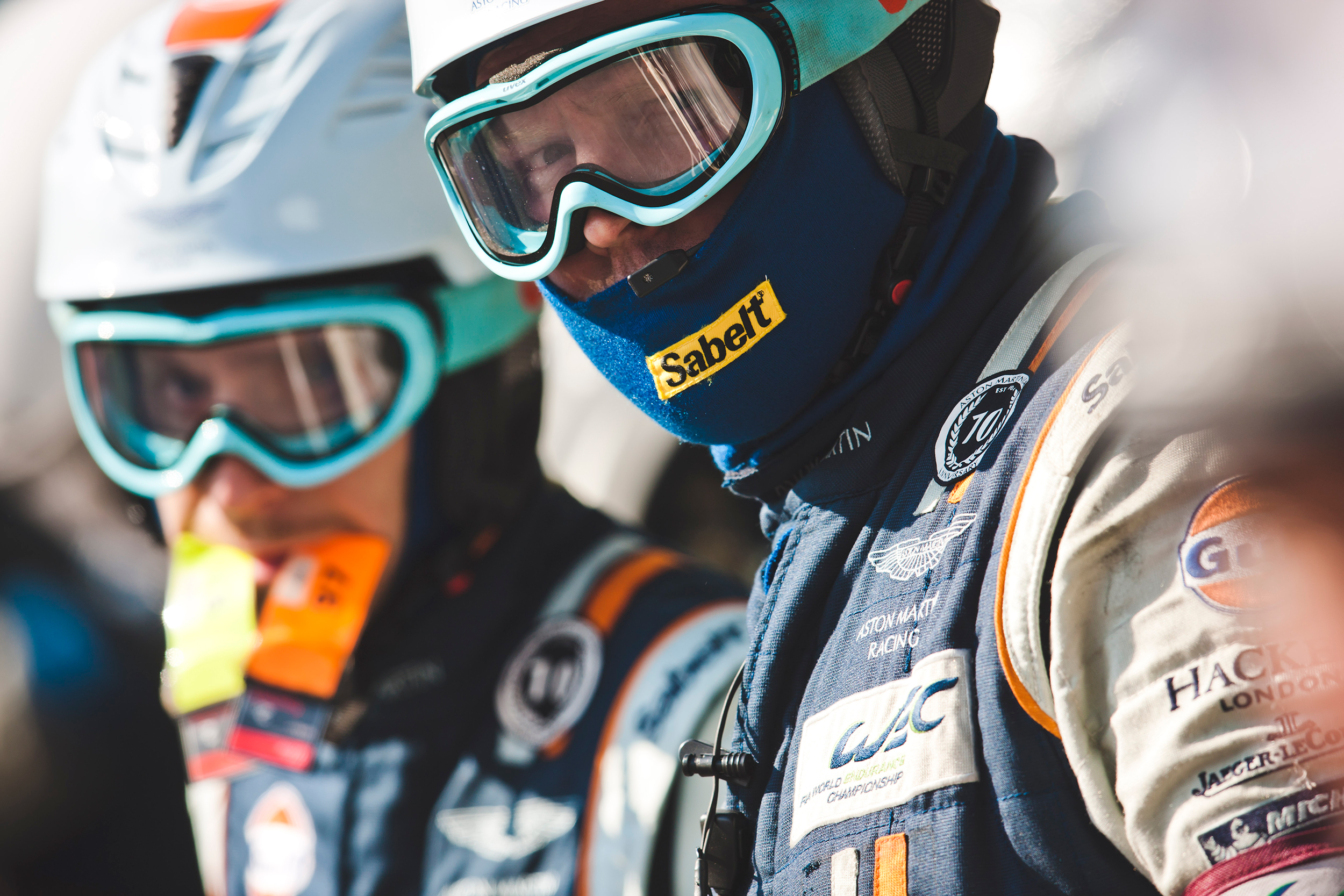 Aston Martin pit crew