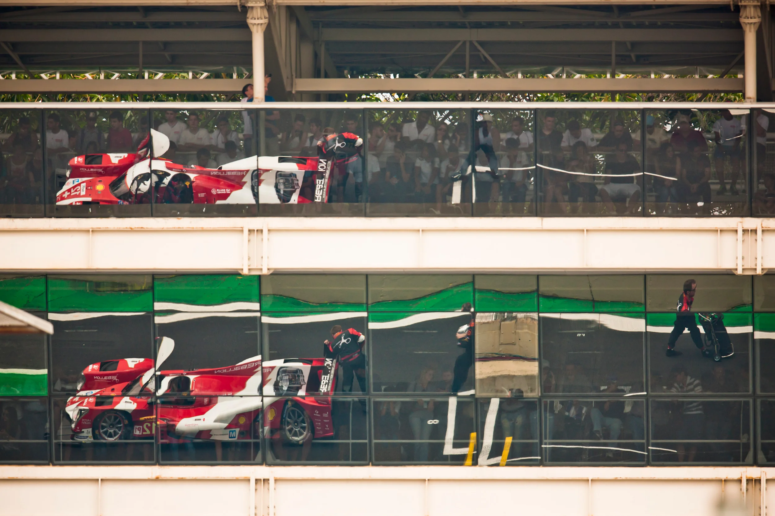 #12 Rebellion R one Toyota on the grid