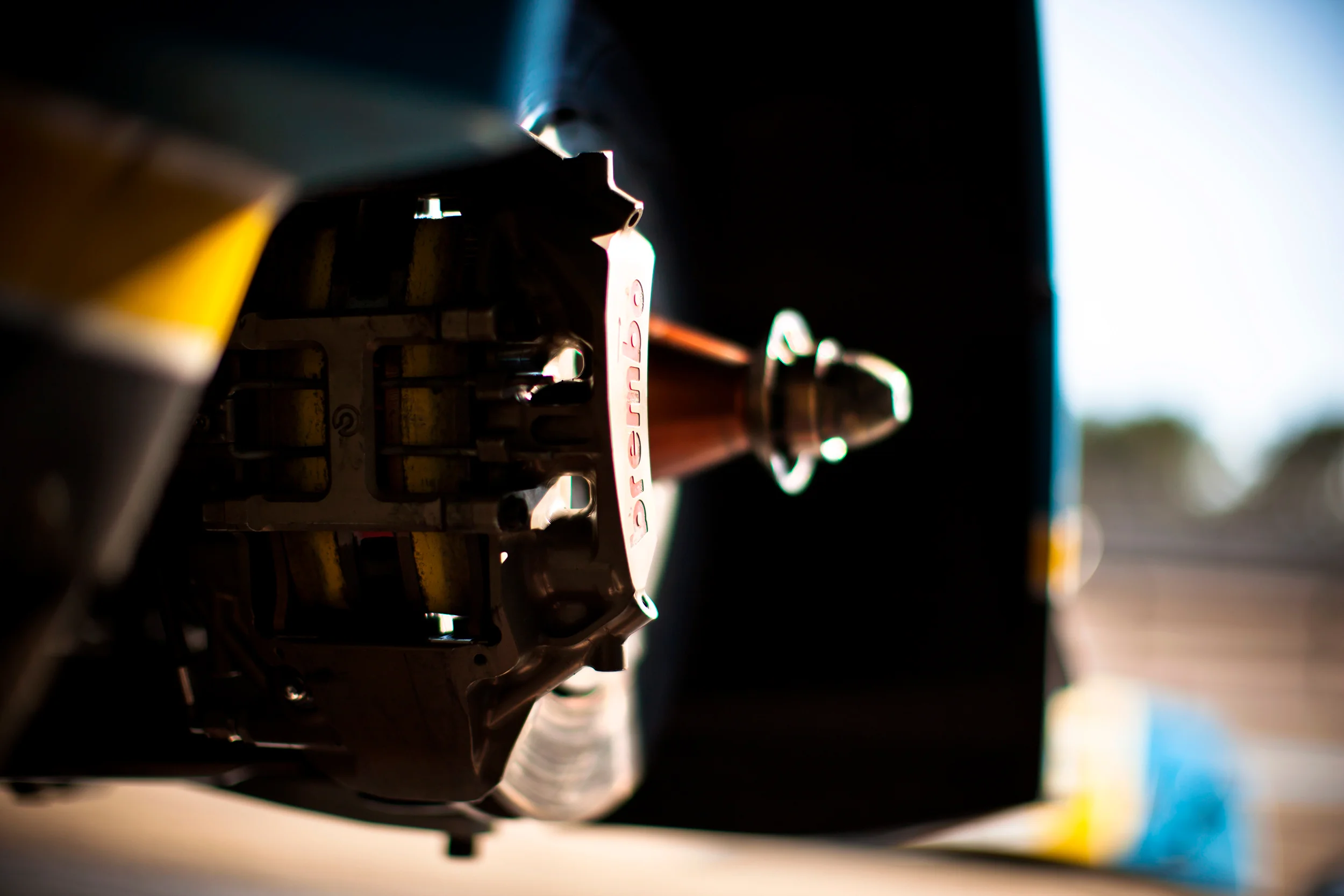 Aston Martin Vantage brake disk and caliper