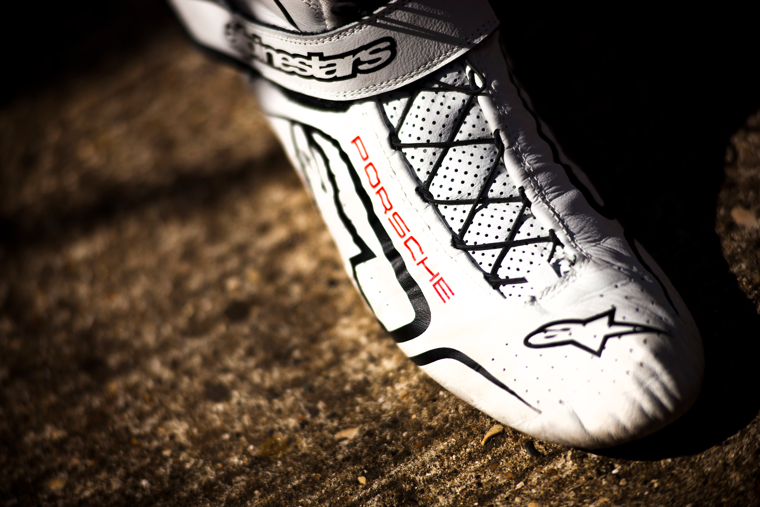 Neel Jani's race boot