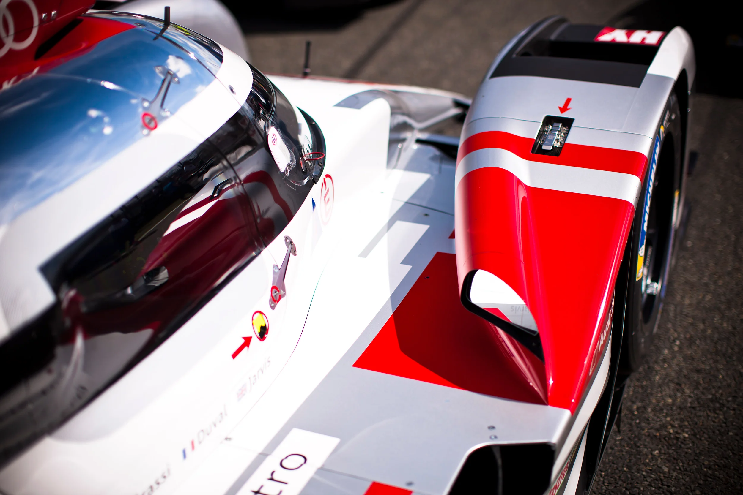Audi R18 E-Tron Quattro wing mirror
