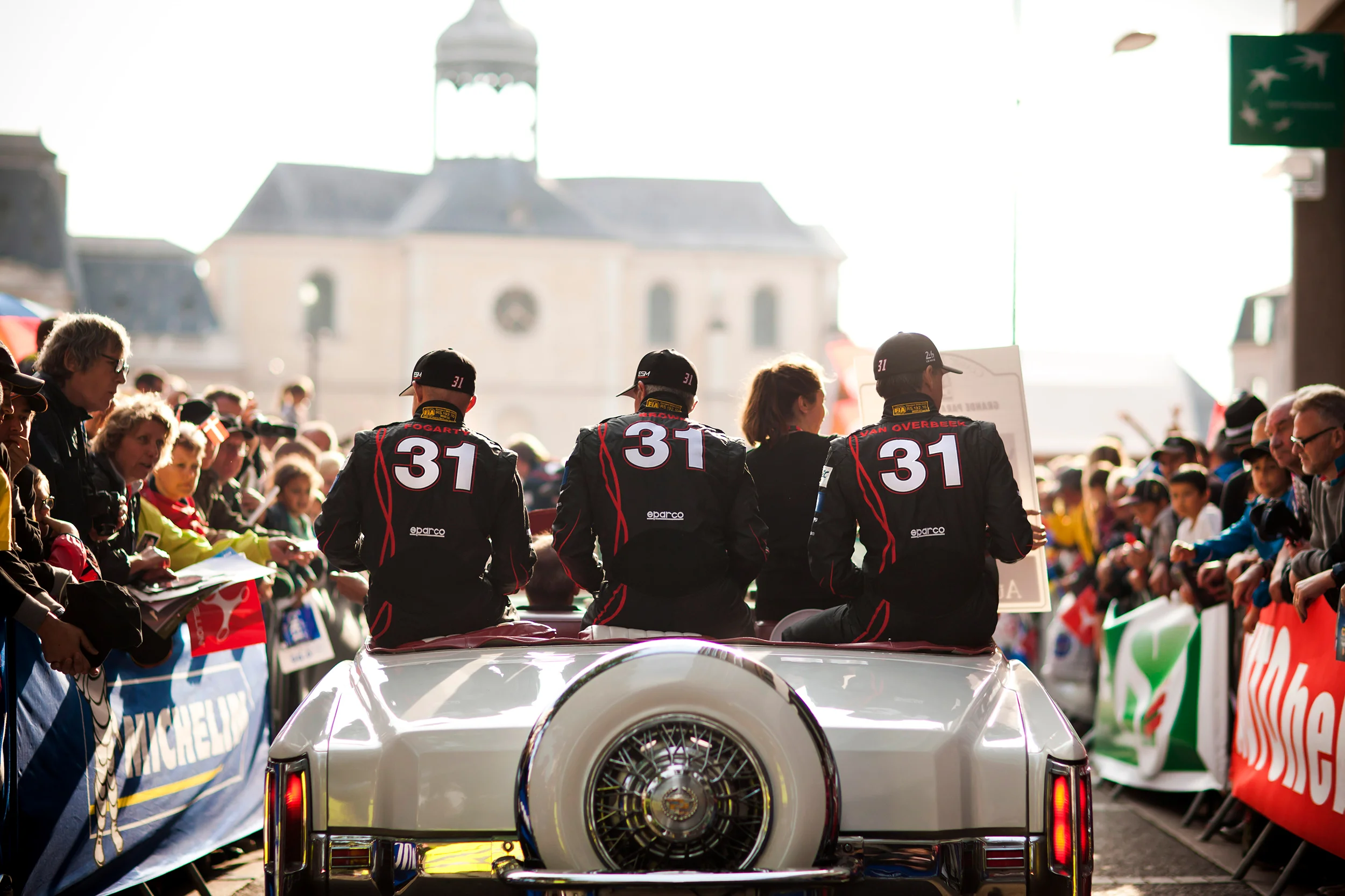 #31 drivers at the drivers parade