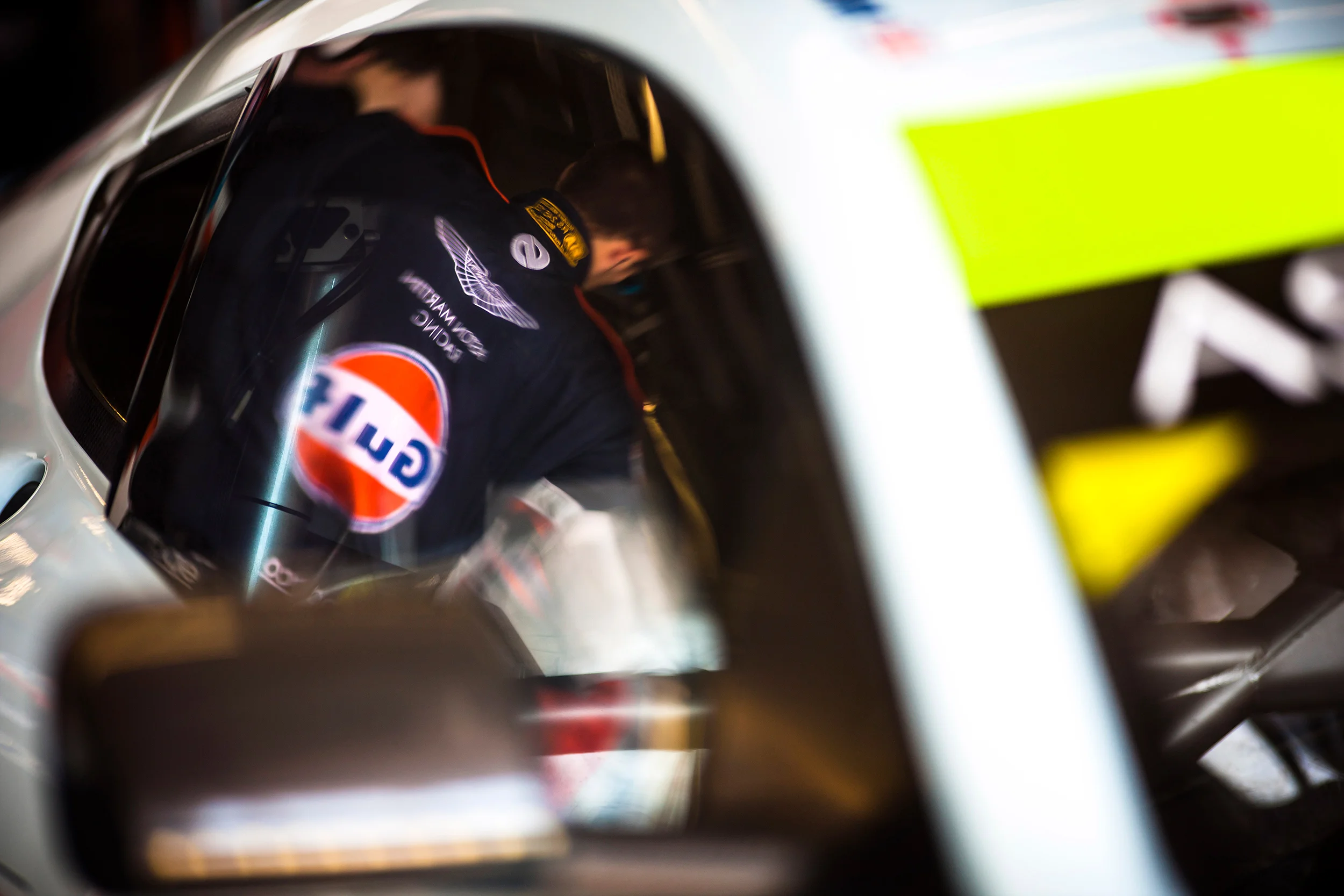 Gulf Racing reflection