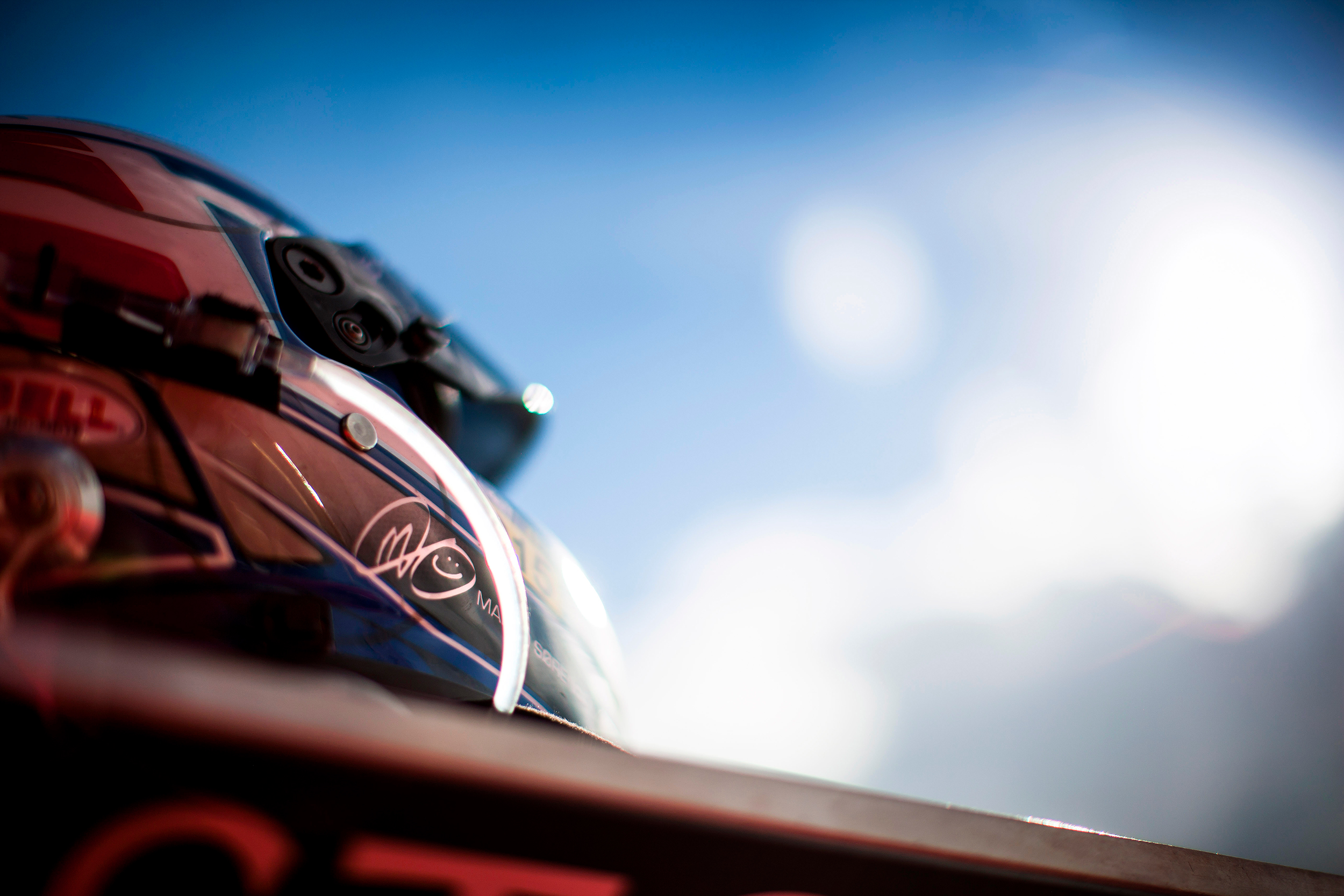 Marco Sorensen's helmet