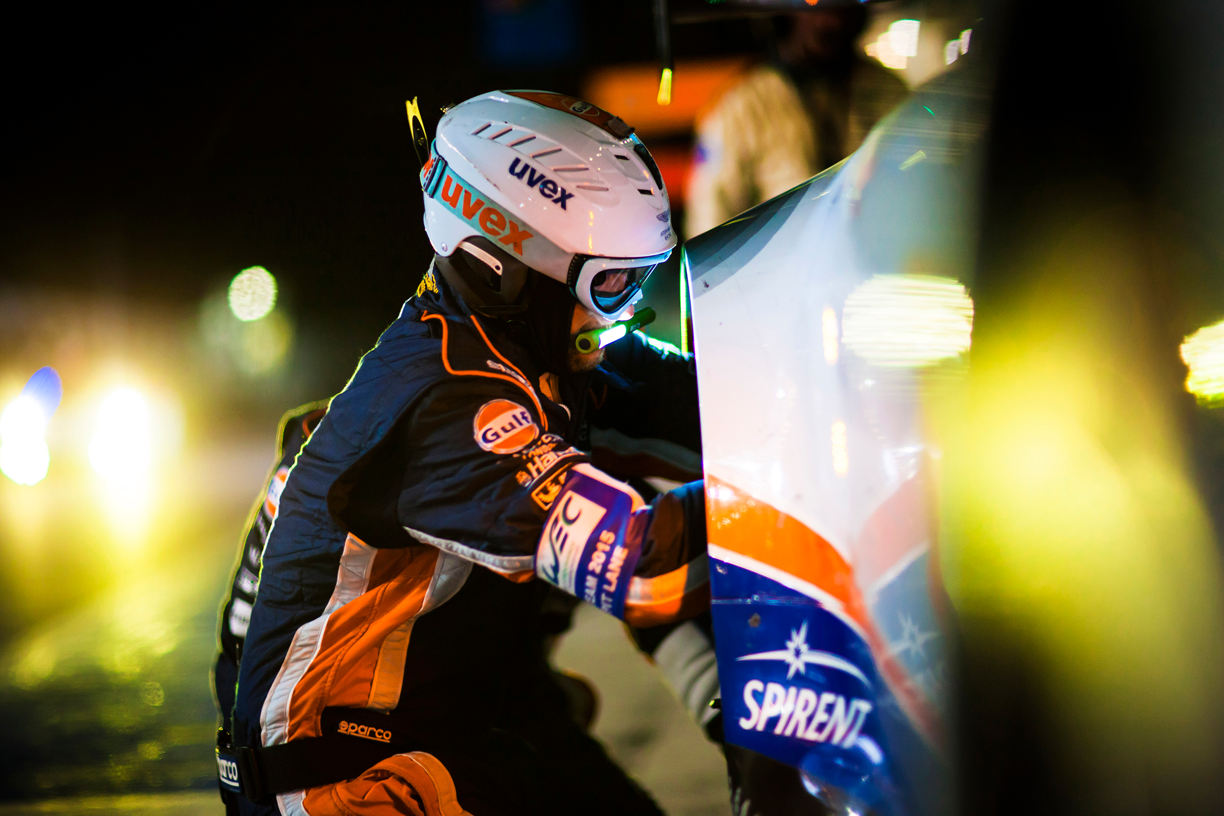 Aston Martin pit stop crew