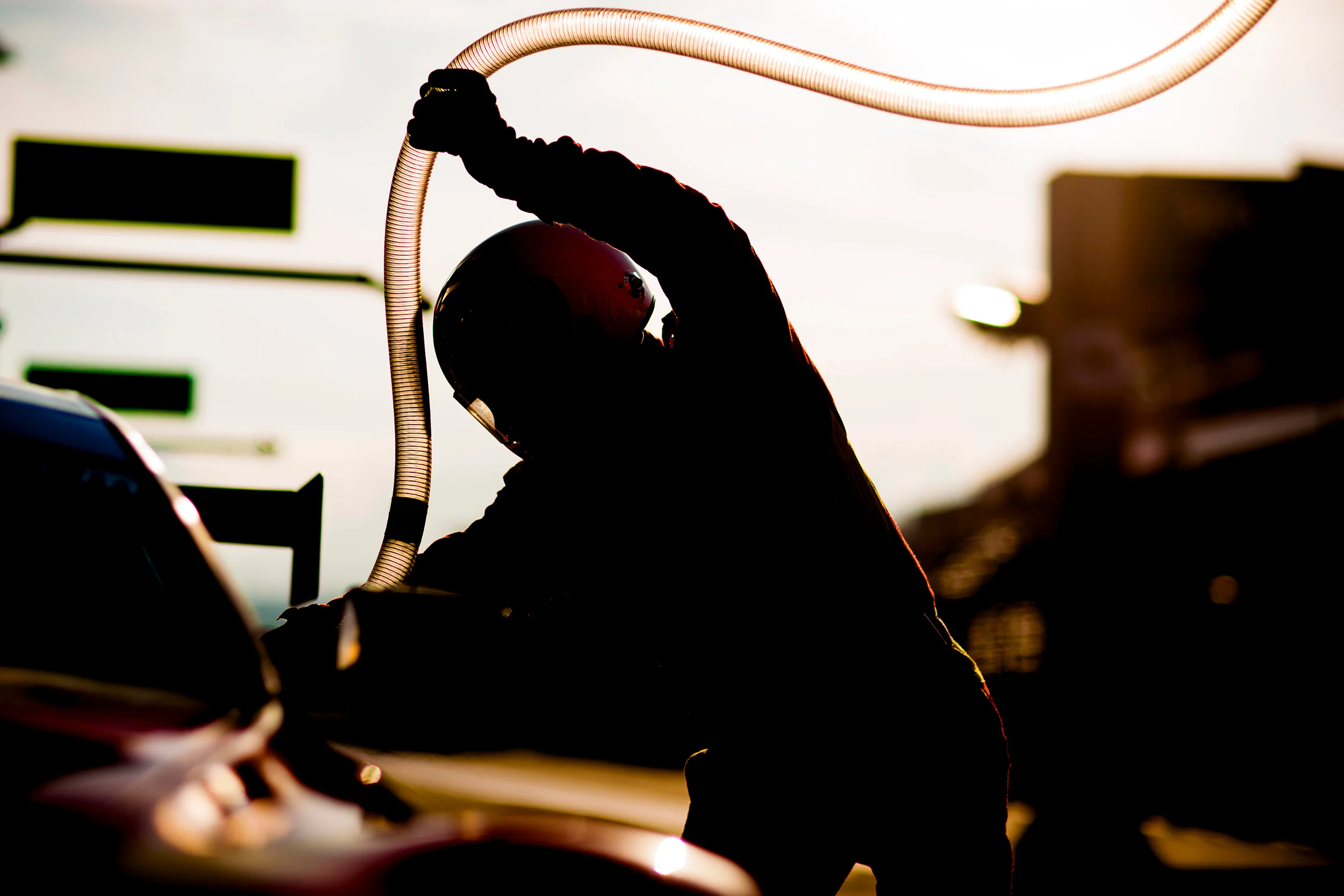 Aston Martin Racing pit crew